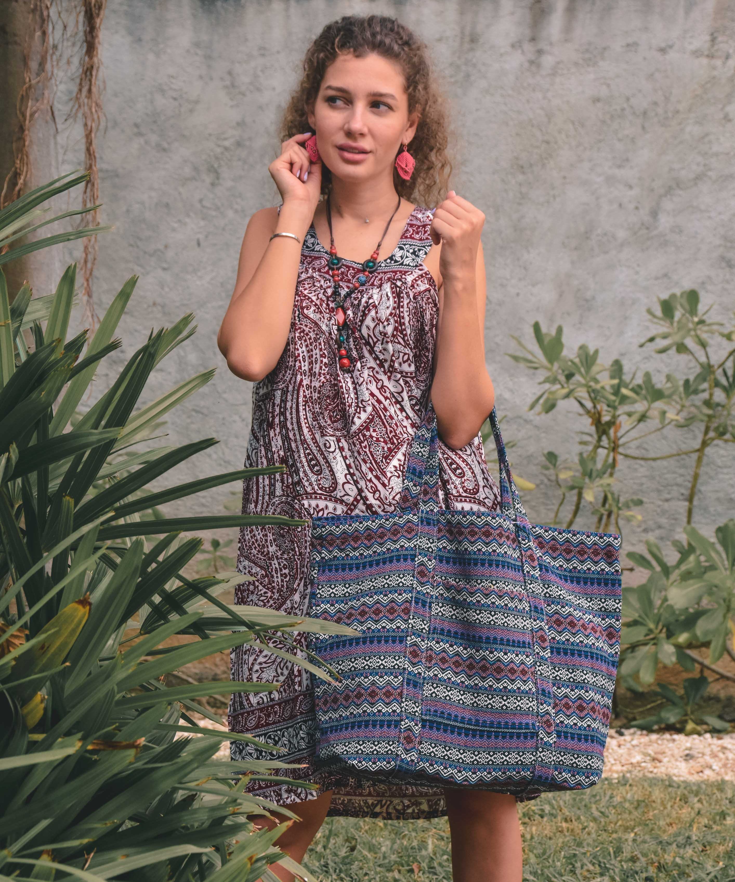 RIO BEACH BAG Elepanta Beach Bags - Buy Today Elephant Pants Jewelry And Bohemian Clothes Handmade In Thailand Help To Save The Elephants FairTrade And Vegan