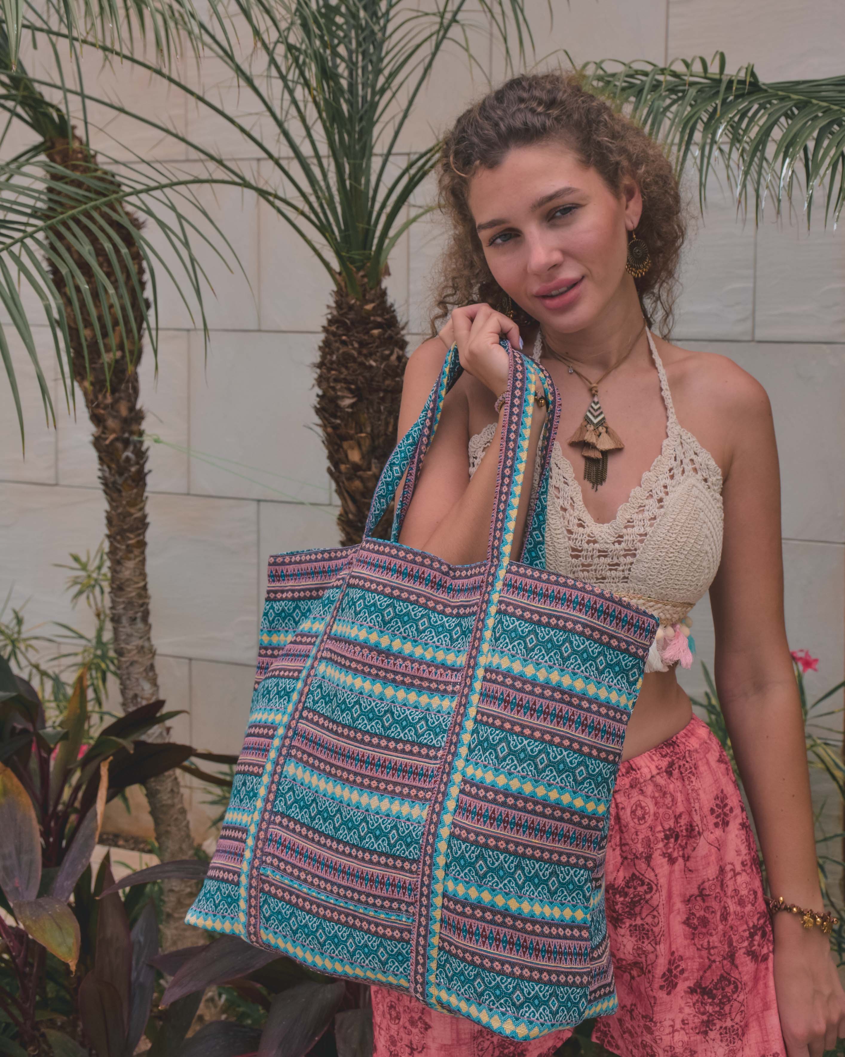ZAYED BEACH BAG Elepanta Beach Bags - Buy Today Elephant Pants Jewelry And Bohemian Clothes Handmade In Thailand Help To Save The Elephants FairTrade And Vegan