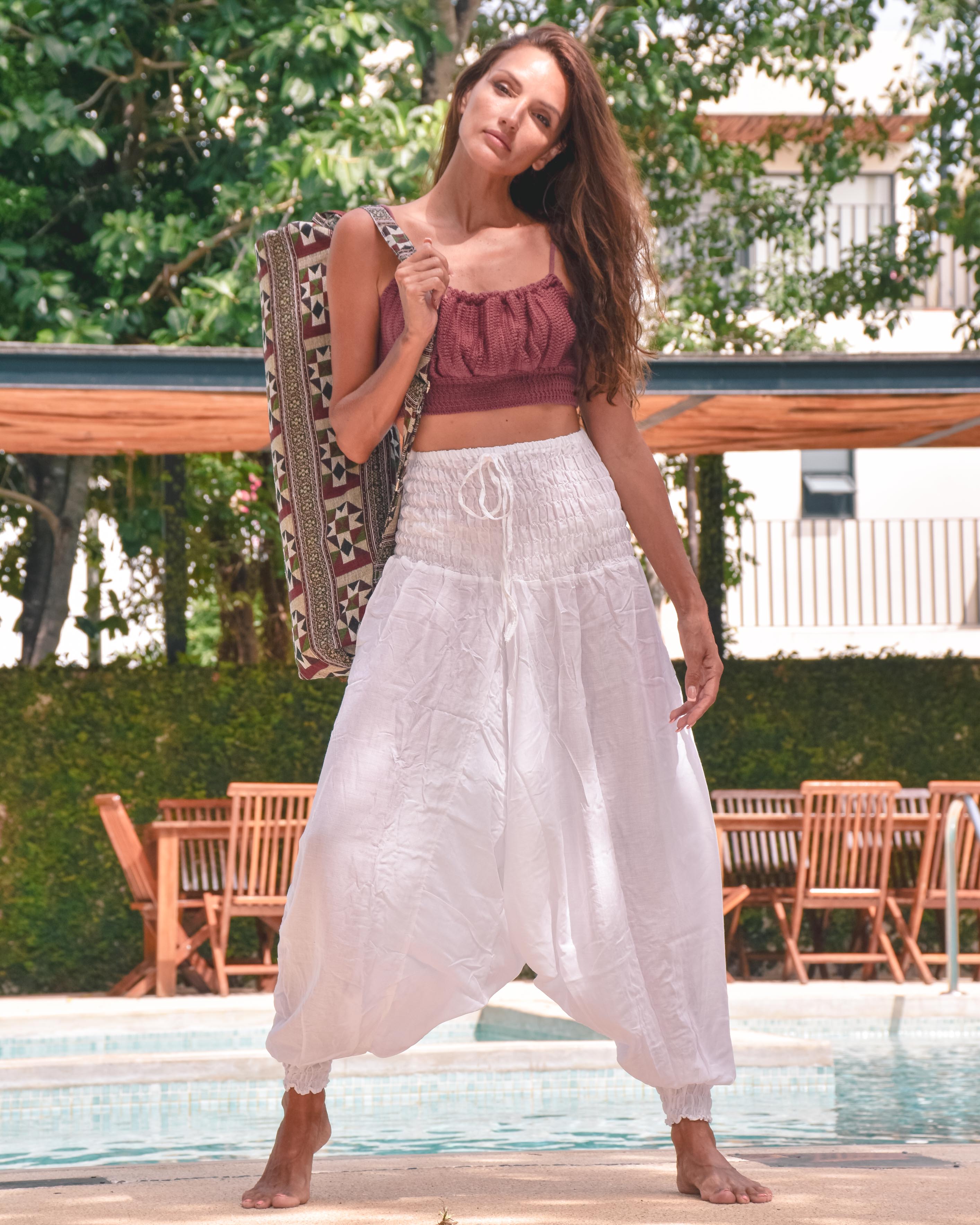 AZULIK YOGA PANTS Elepanta Aladdin Pants - Buy Today Elephant Pants Jewelry And Bohemian Clothes Handmade In Thailand Help To Save The Elephants FairTrade And Vegan