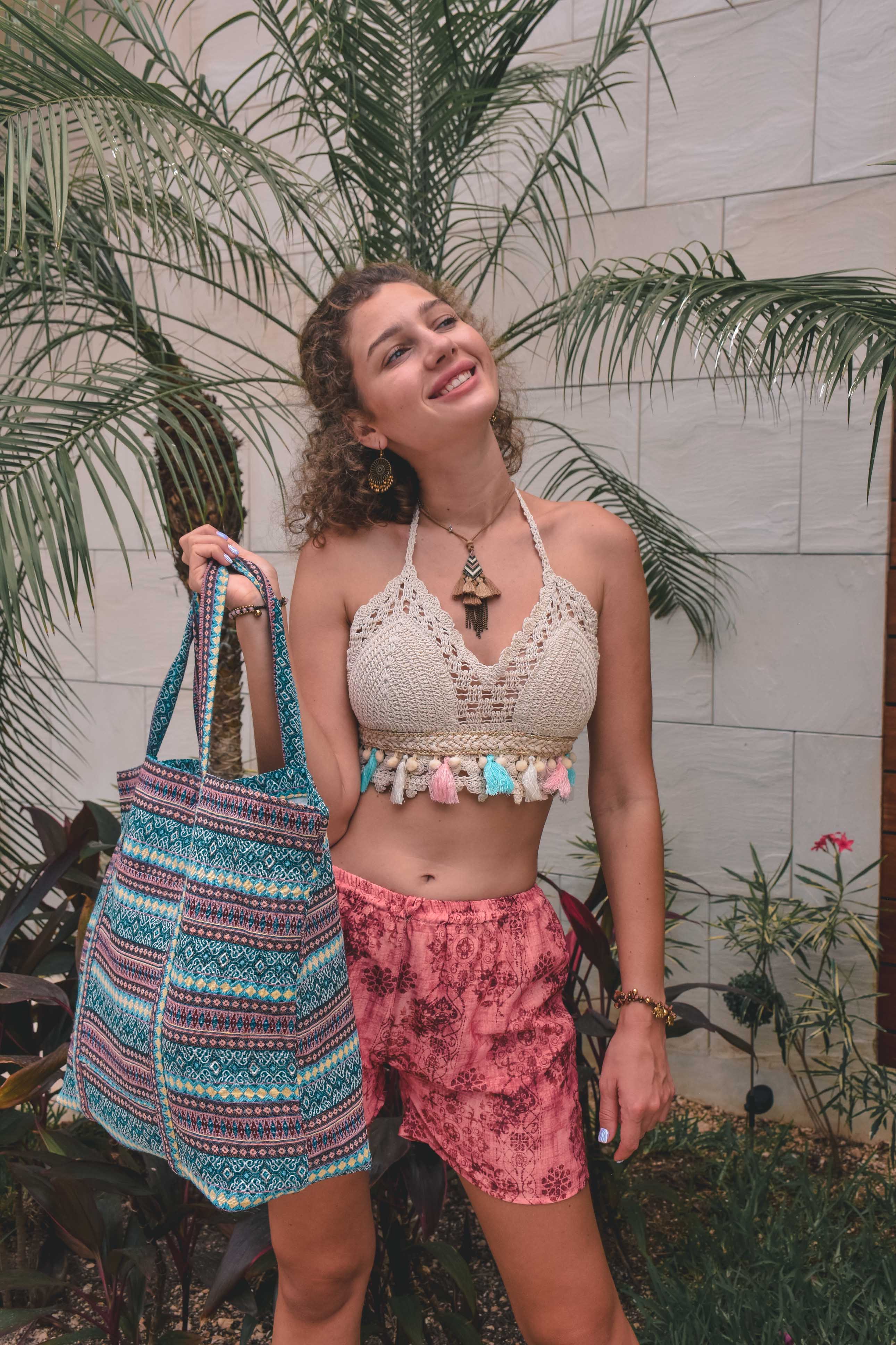 ZAYED BEACH BAG Elepanta Beach Bags - Buy Today Elephant Pants Jewelry And Bohemian Clothes Handmade In Thailand Help To Save The Elephants FairTrade And Vegan
