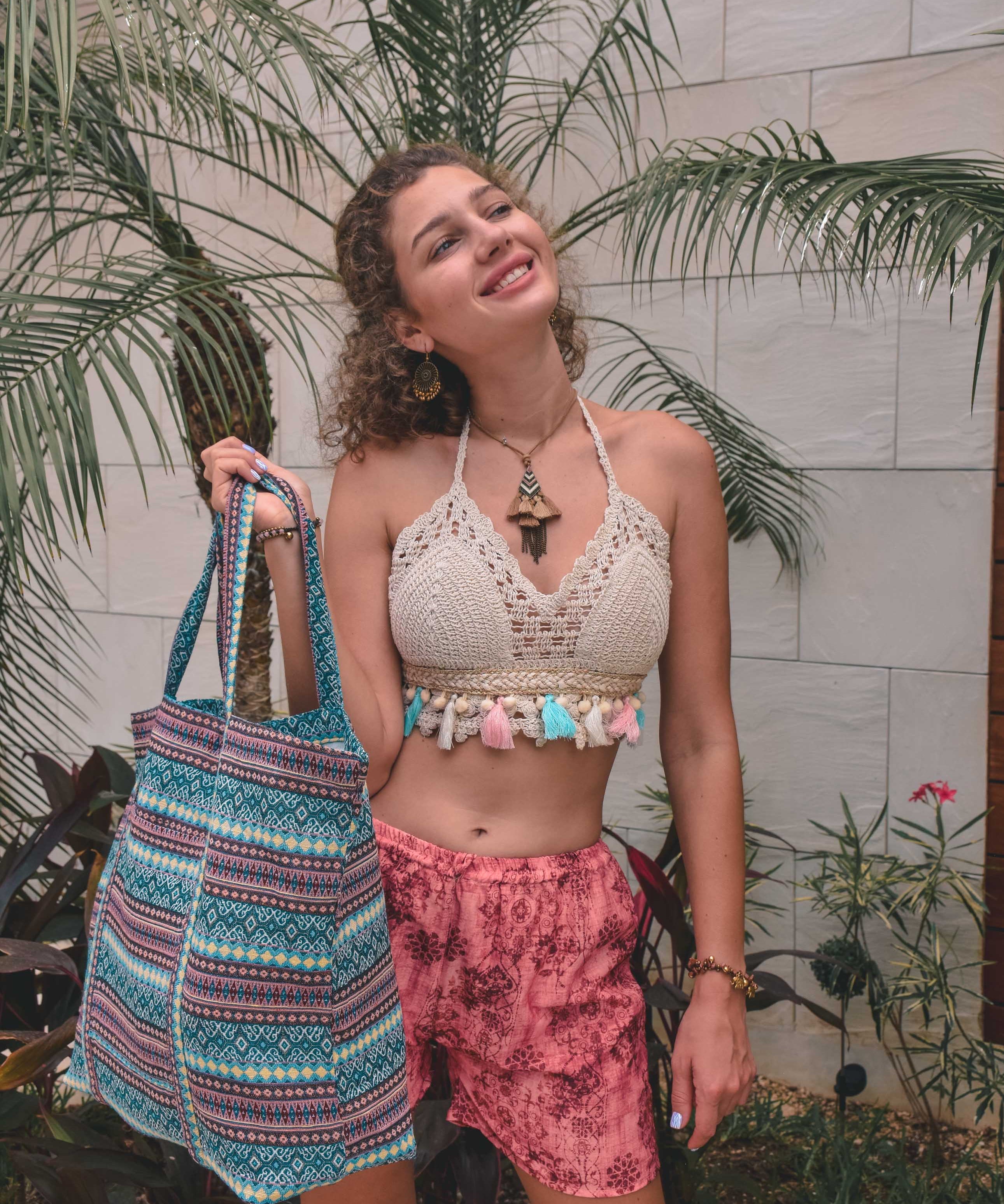 JAIPUR SHORTS Elepanta Women's Shorts - Buy Today Elephant Pants Jewelry And Bohemian Clothes Handmade In Thailand Help To Save The Elephants FairTrade And Vegan