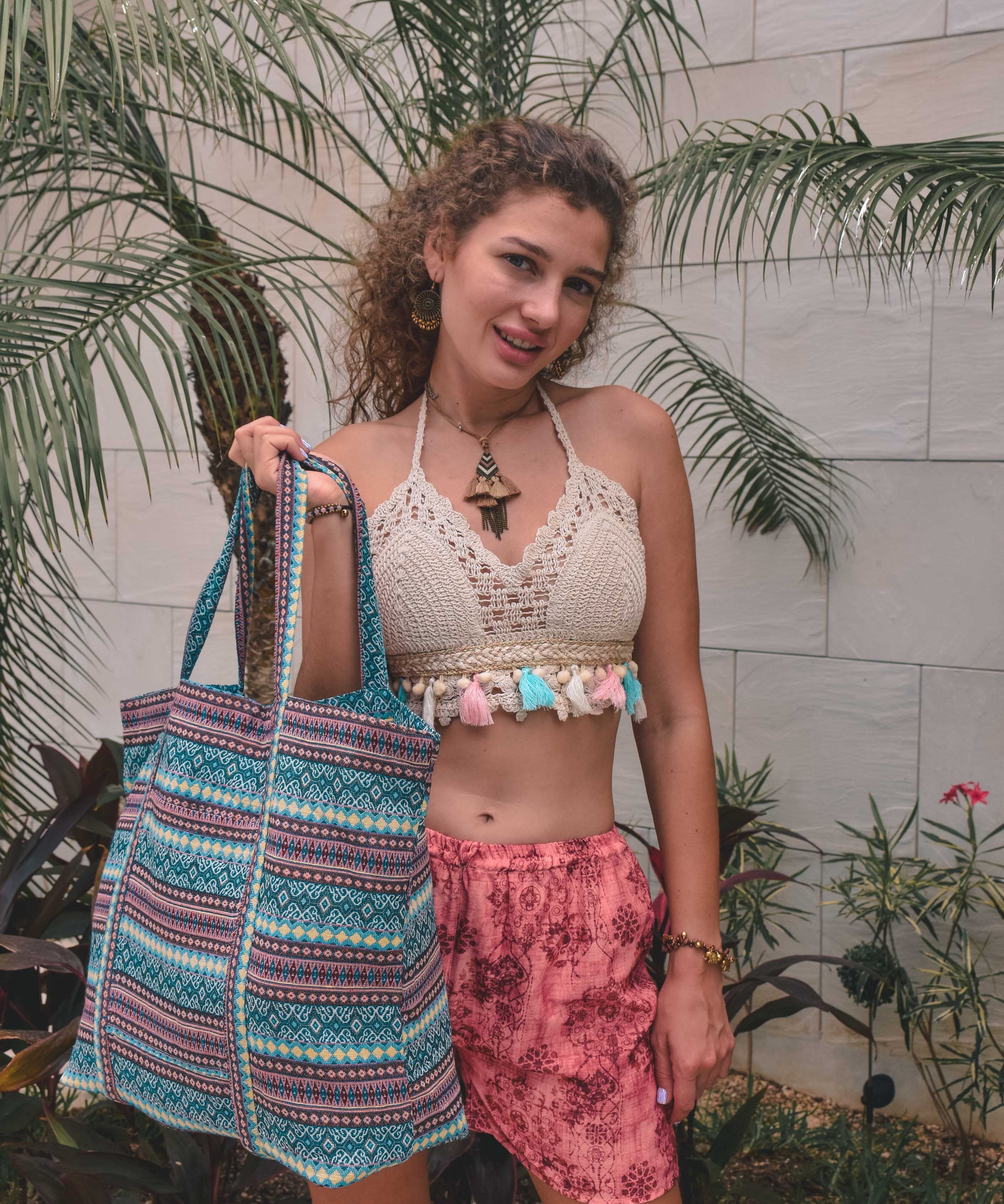 ZAYED BEACH BAG Elepanta Beach Bags - Buy Today Elephant Pants Jewelry And Bohemian Clothes Handmade In Thailand Help To Save The Elephants FairTrade And Vegan