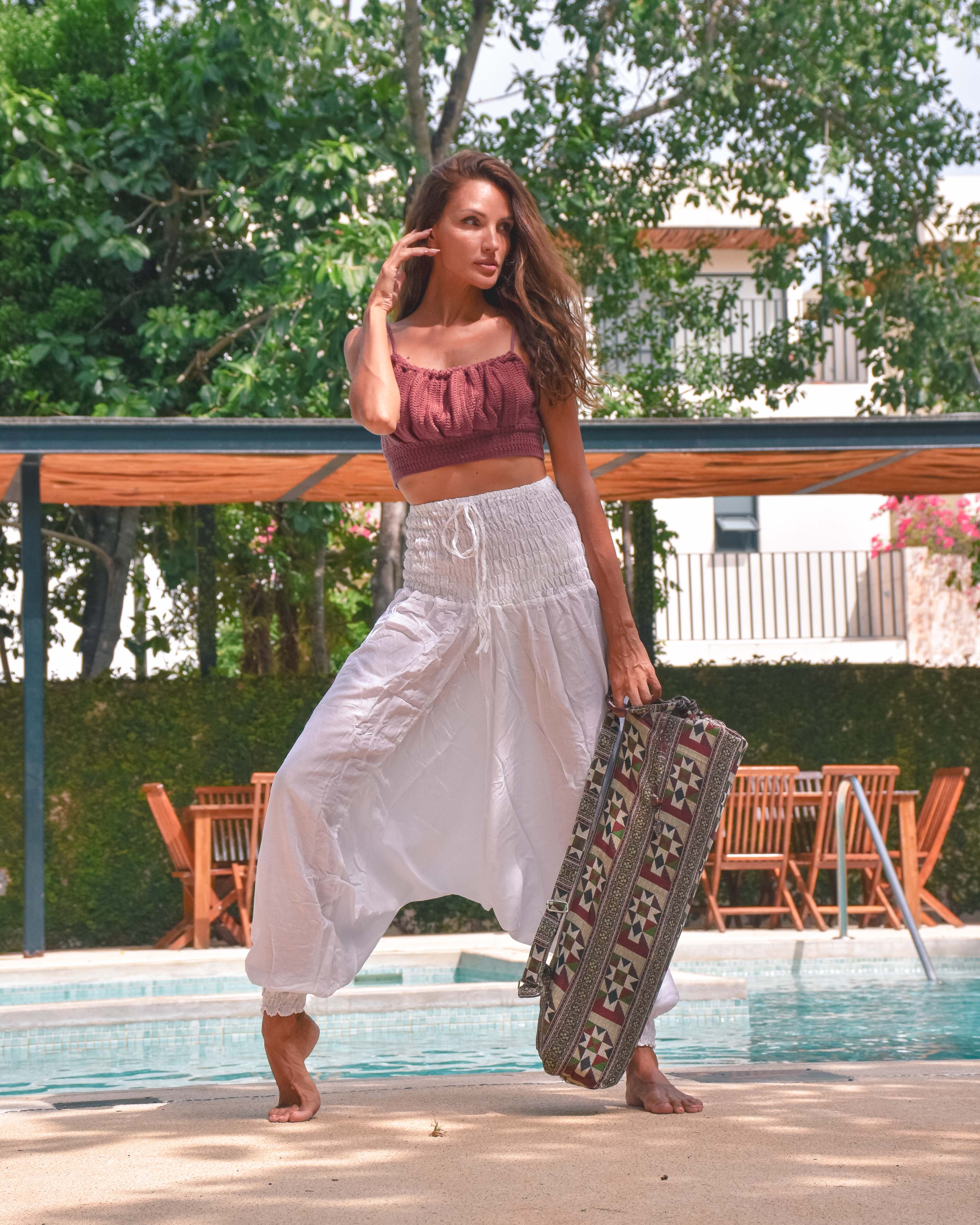 AZULIK YOGA PANTS Elepanta Aladdin Pants - Buy Today Elephant Pants Jewelry And Bohemian Clothes Handmade In Thailand Help To Save The Elephants FairTrade And Vegan