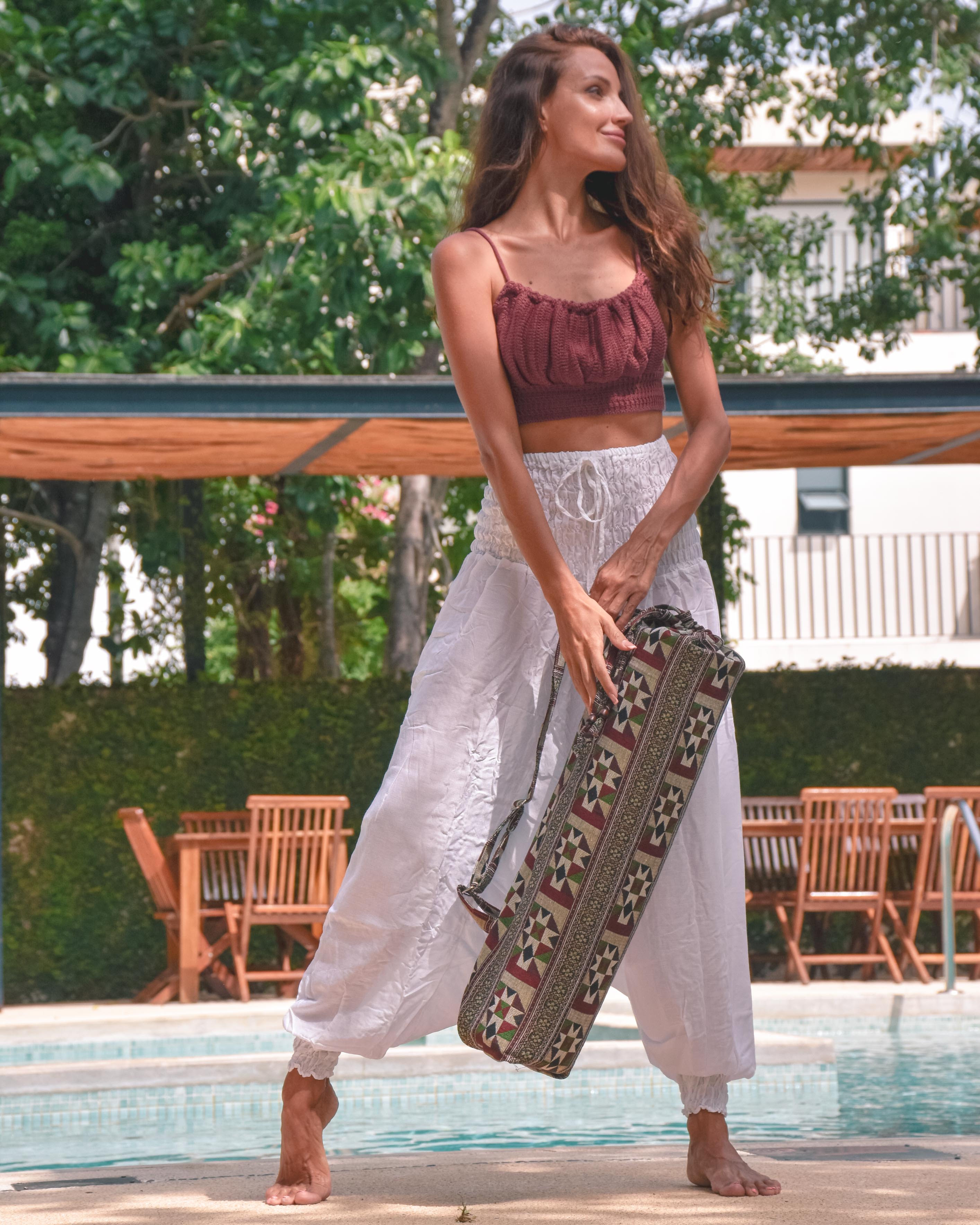 TULUM YOGA BAG Elepanta Yoga Bags - Buy Today Elephant Pants Jewelry And Bohemian Clothes Handmade In Thailand Help To Save The Elephants FairTrade And Vegan