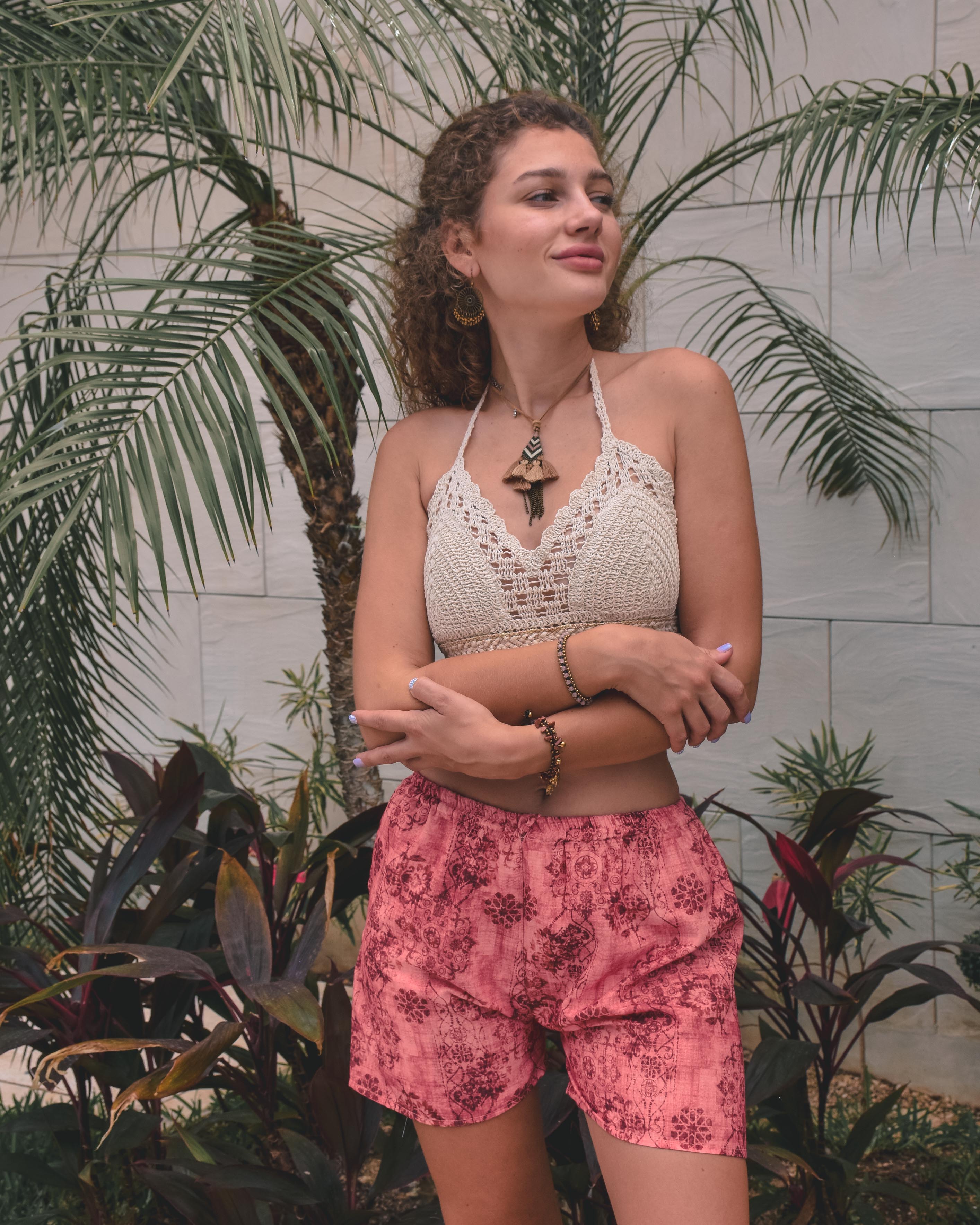 JAIPUR SHORTS Elepanta Women's Shorts - Buy Today Elephant Pants Jewelry And Bohemian Clothes Handmade In Thailand Help To Save The Elephants FairTrade And Vegan