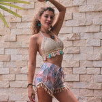 TIE DYE SHORTS Elepanta Women's Shorts - Buy Today Elephant Pants Jewelry And Bohemian Clothes Handmade In Thailand Help To Save The Elephants FairTrade And Vegan