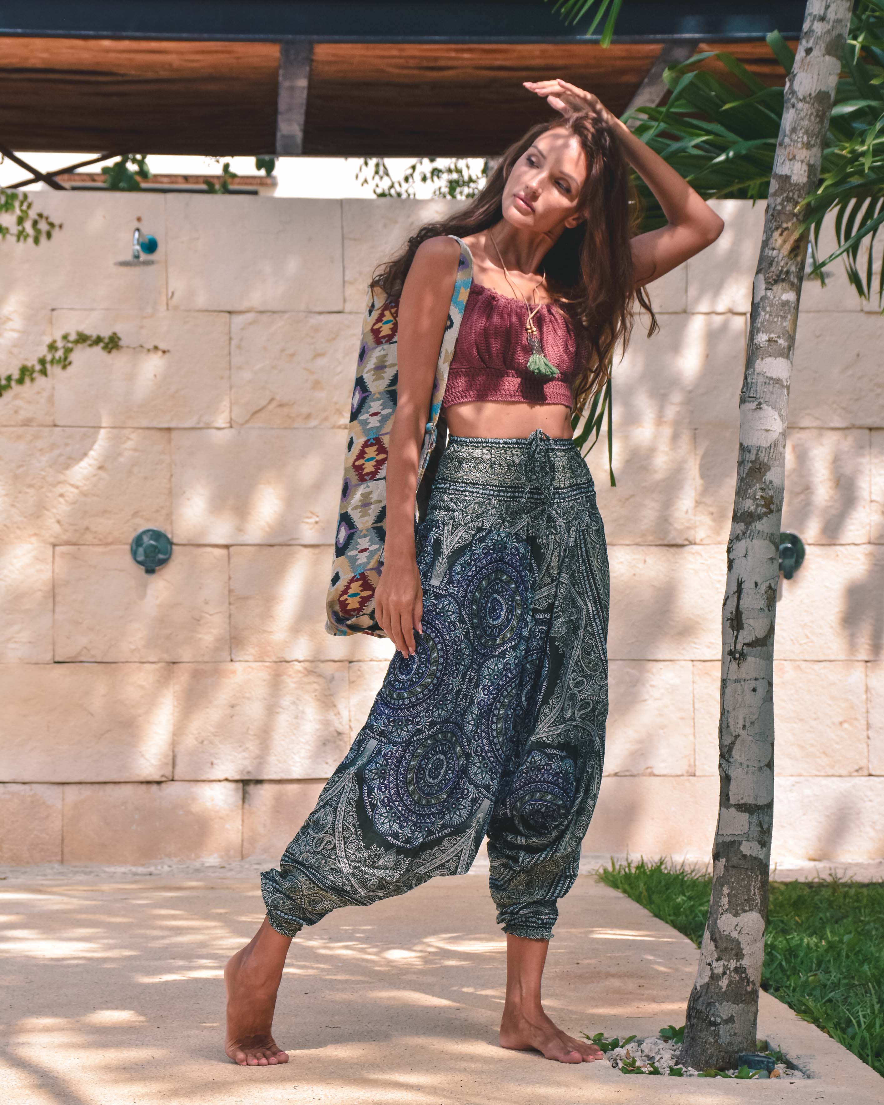 KUXTAL YOGA PANTS Elepanta Aladdin Pants - Buy Today Elephant Pants Jewelry And Bohemian Clothes Handmade In Thailand Help To Save The Elephants FairTrade And Vegan