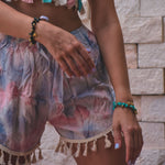TIE DYE SHORTS Elepanta Women's Shorts - Buy Today Elephant Pants Jewelry And Bohemian Clothes Handmade In Thailand Help To Save The Elephants FairTrade And Vegan