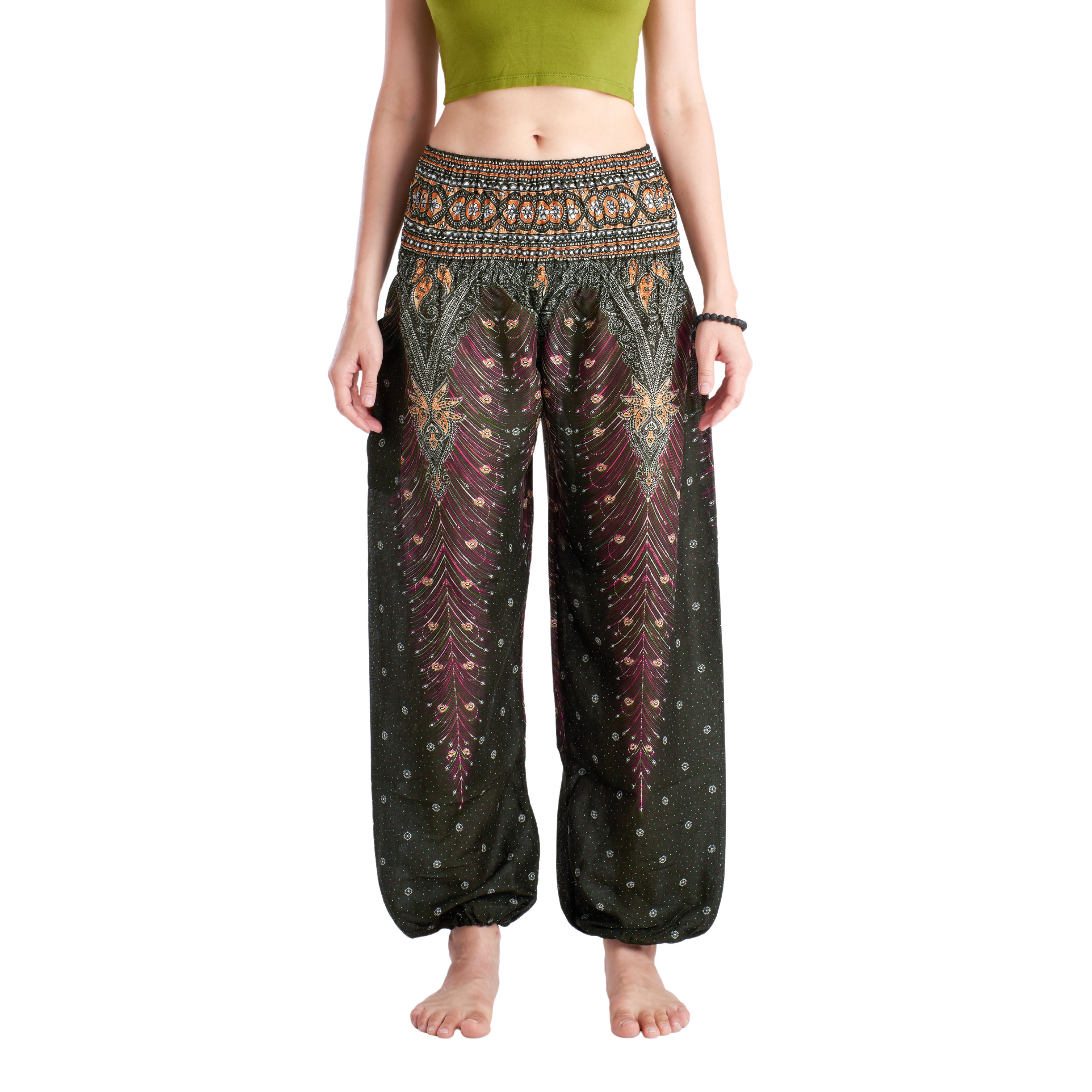 LOPBURI PANTS - Elastic Waist Elepanta Elastic Waist Pants - Buy Today Elephant Pants Jewelry And Bohemian Clothes Handmade In Thailand Help To Save The Elephants FairTrade And Vegan