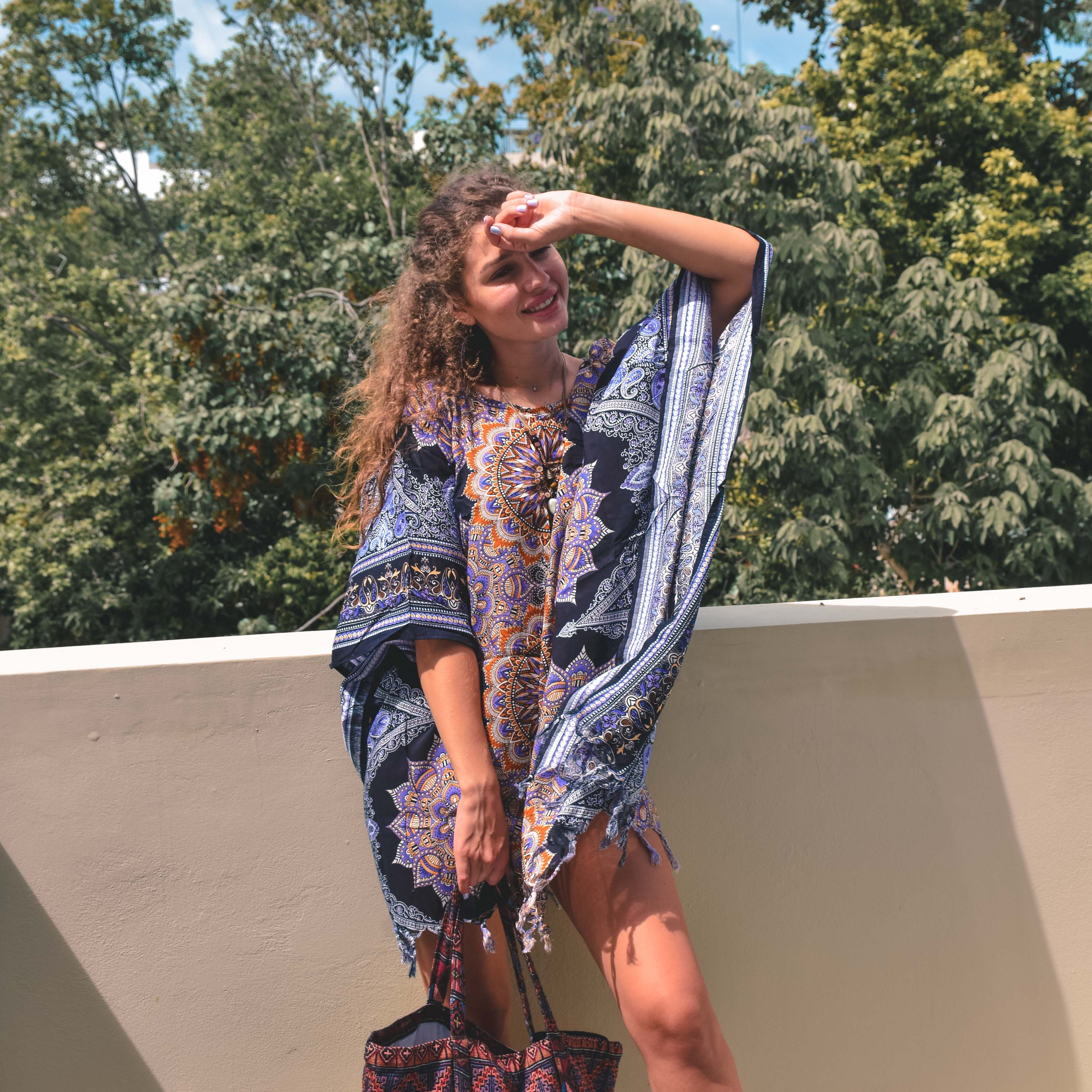 MANDALA PONCHO Elepanta Ponchos - Buy Today Elephant Pants Jewelry And Bohemian Clothes Handmade In Thailand Help To Save The Elephants FairTrade And Vegan