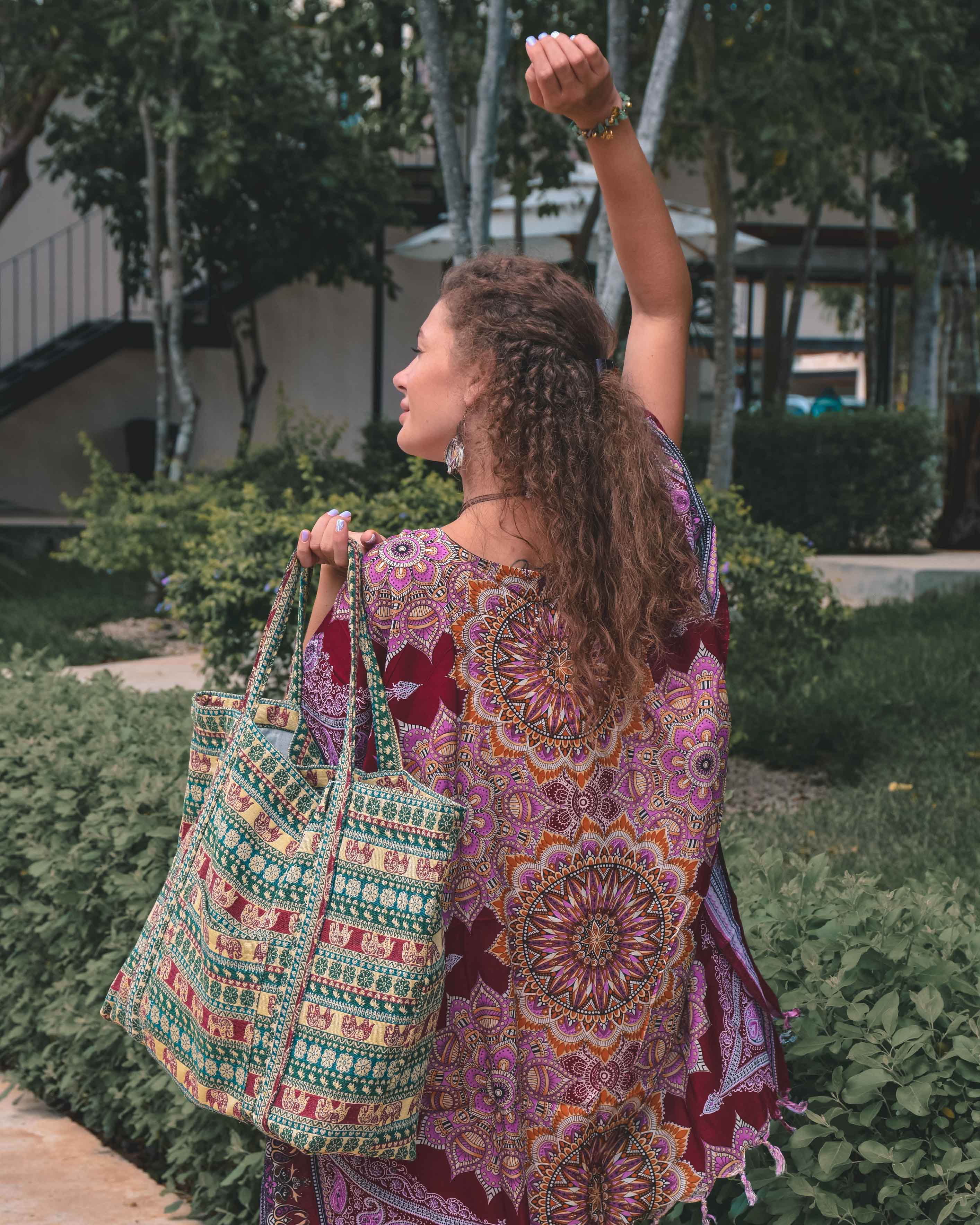 NOMADE BEACH BAG Elepanta Beach Bags - Buy Today Elephant Pants Jewelry And Bohemian Clothes Handmade In Thailand Help To Save The Elephants FairTrade And Vegan