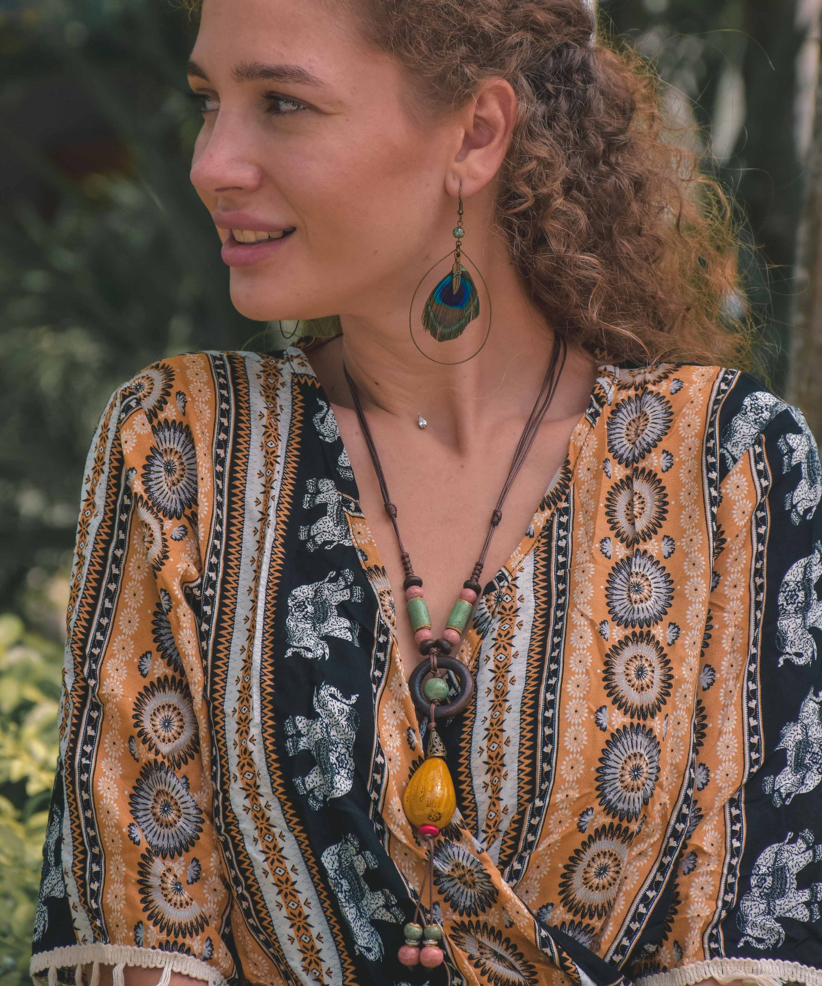 MANDALAY EARRINGS Elepanta Earrings - Buy Today Elephant Pants Jewelry And Bohemian Clothes Handmade In Thailand Help To Save The Elephants FairTrade And Vegan