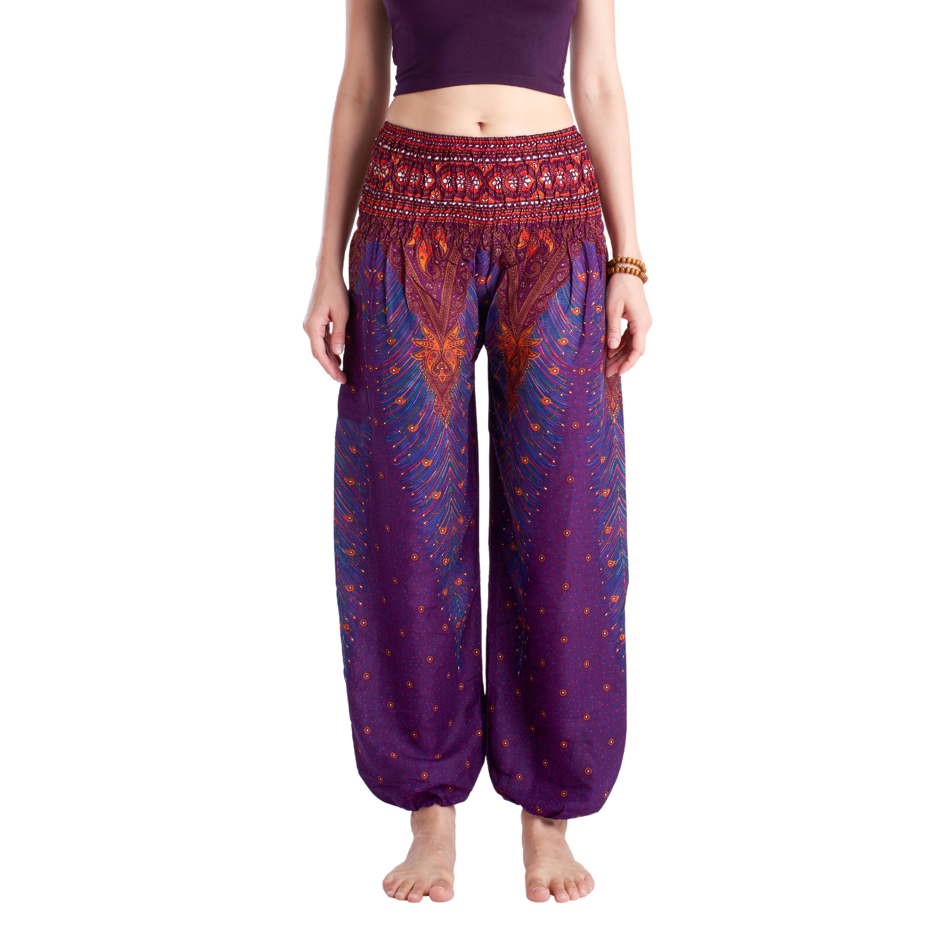 LOPBURI PANTS - Elastic Waist Elepanta Elastic Waist Pants - Buy Today Elephant Pants Jewelry And Bohemian Clothes Handmade In Thailand Help To Save The Elephants FairTrade And Vegan