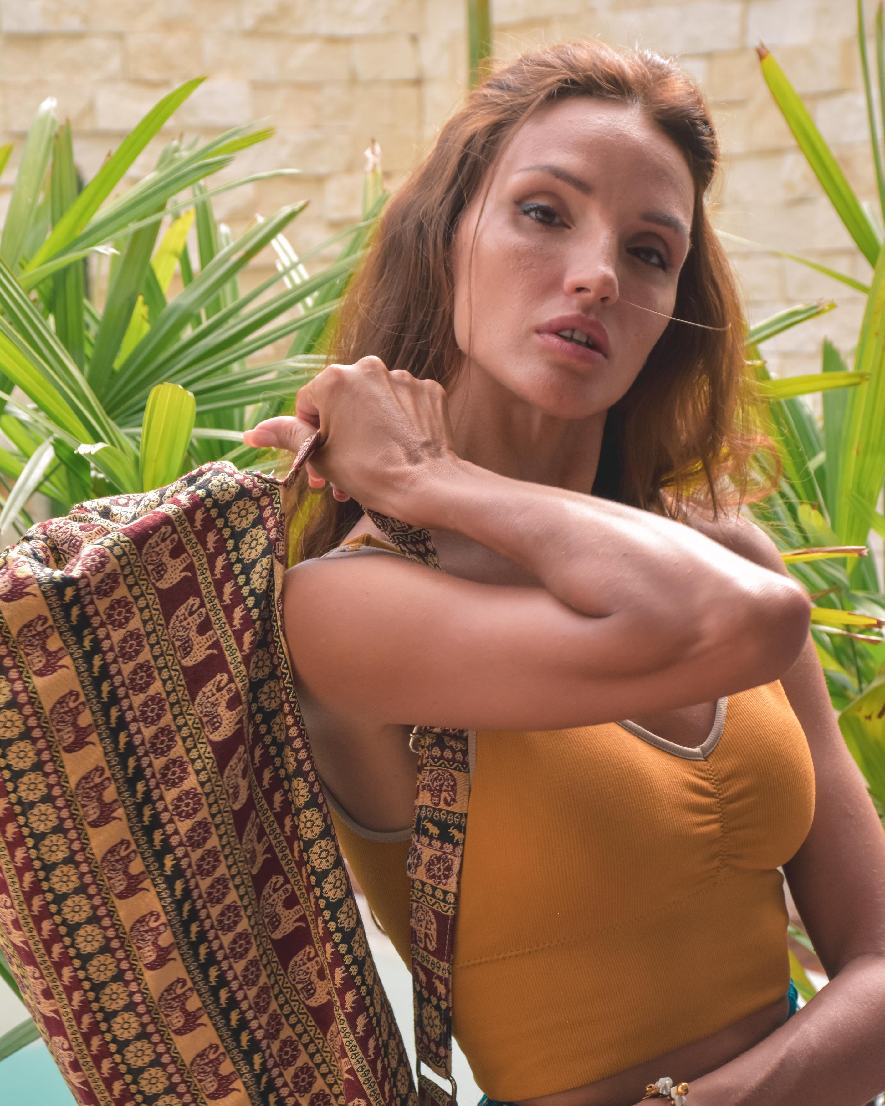 MANDALAY YOGA BAG Elepanta Yoga Bag - Buy Today Elephant Pants Jewelry And Bohemian Clothes Handmade In Thailand Help To Save The Elephants FairTrade And Vegan