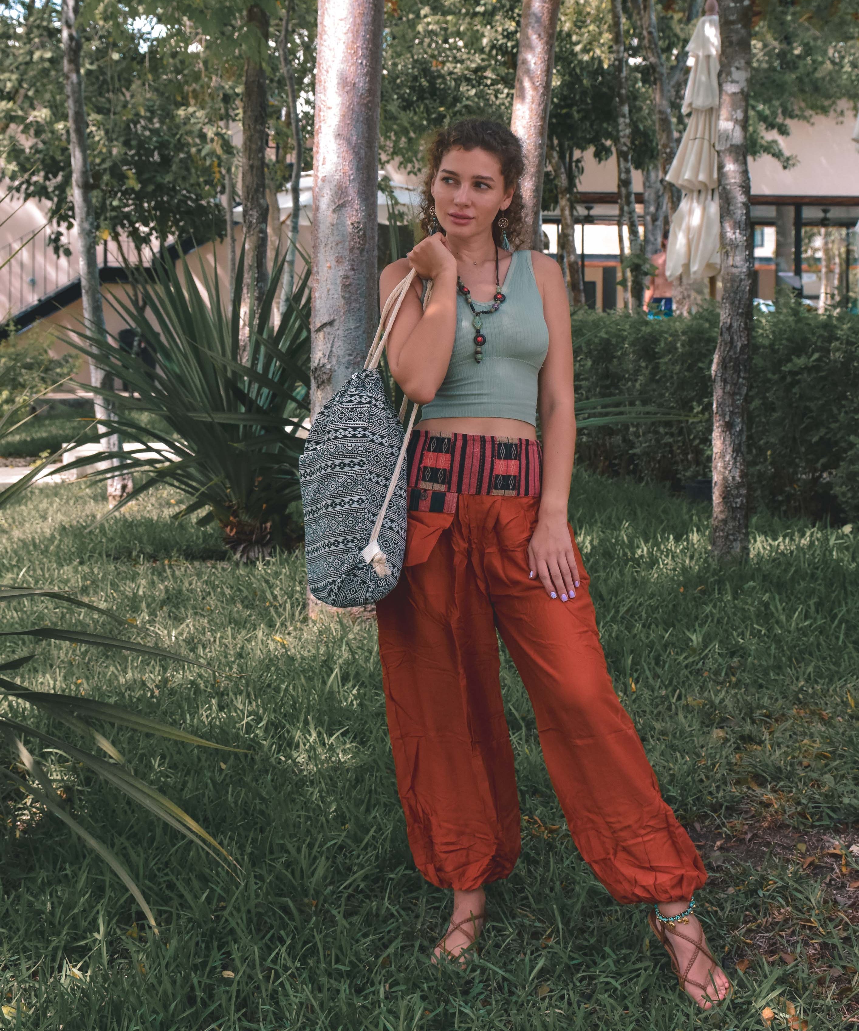 HANOI PANTS Elepanta Unisex Casual Pants - Buy Today Elephant Pants Jewelry And Bohemian Clothes Handmade In Thailand Help To Save The Elephants FairTrade And Vegan