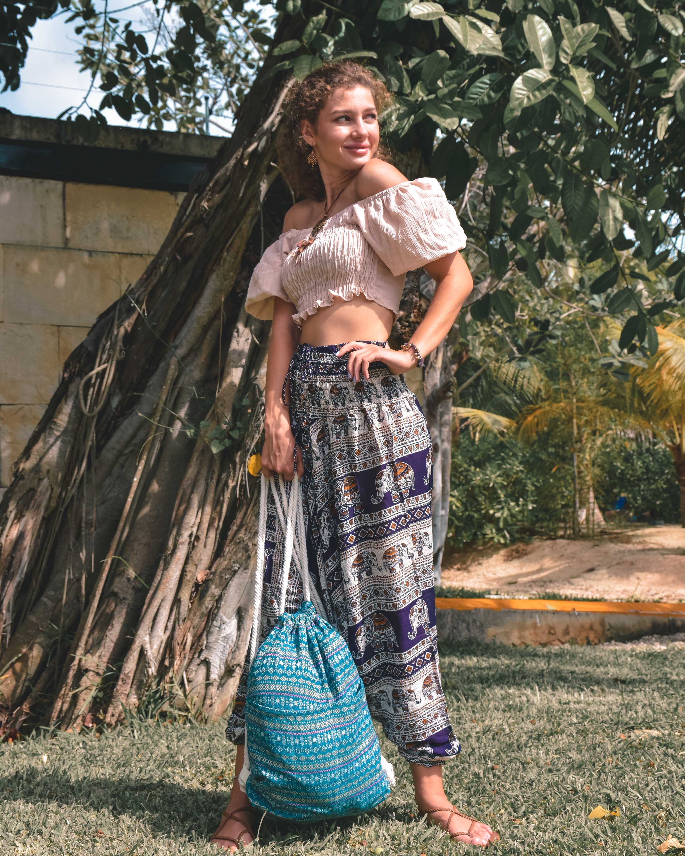 ANGKOR YOGA PANTS Elepanta Aladdin Pants - Buy Today Elephant Pants Jewelry And Bohemian Clothes Handmade In Thailand Help To Save The Elephants FairTrade And Vegan
