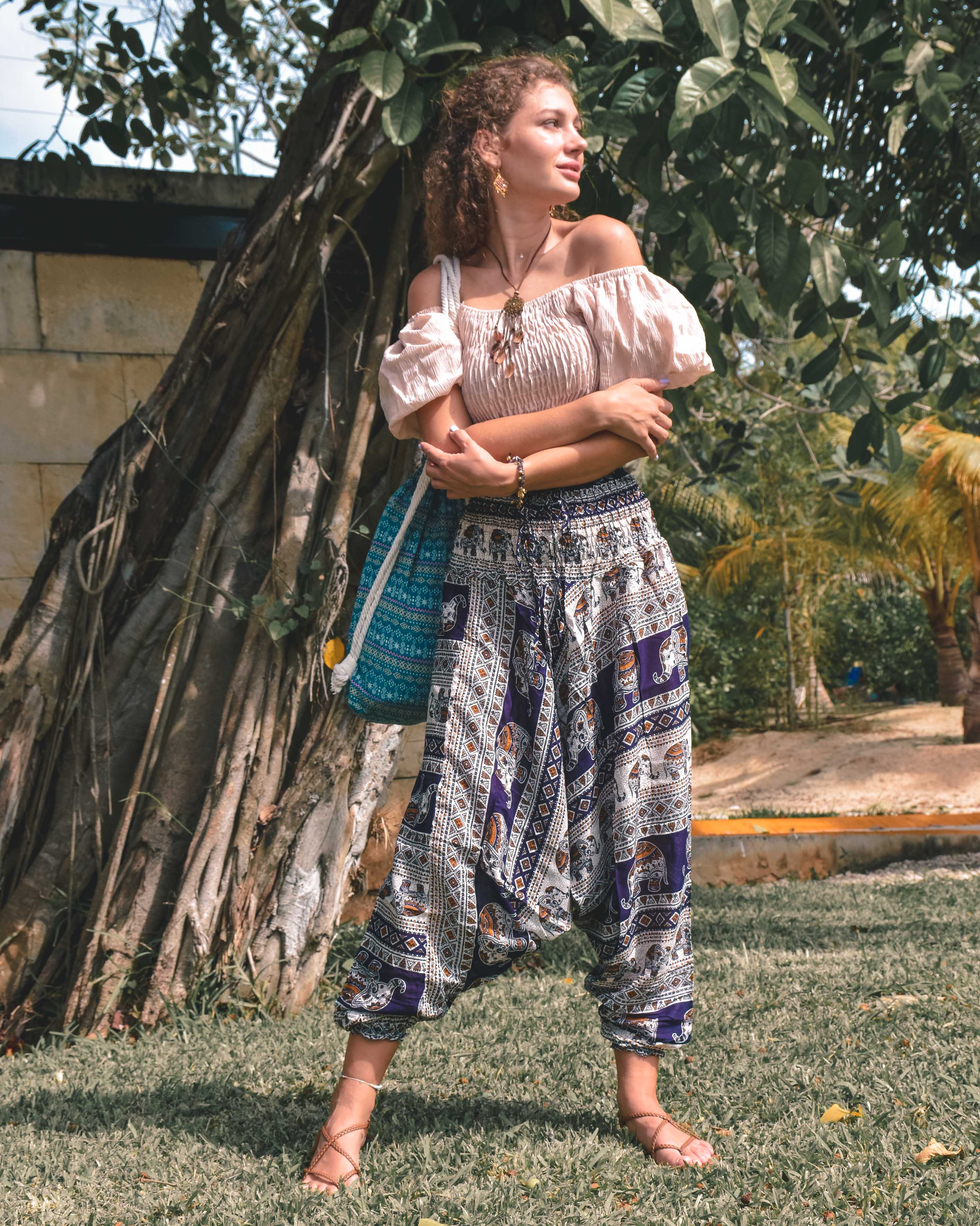 ANGKOR YOGA PANTS Elepanta Aladdin Pants - Buy Today Elephant Pants Jewelry And Bohemian Clothes Handmade In Thailand Help To Save The Elephants FairTrade And Vegan