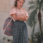 MALAWI DRAWSTRING BAG Elepanta Travel Bags - Buy Today Elephant Pants Jewelry And Bohemian Clothes Handmade In Thailand Help To Save The Elephants FairTrade And Vegan