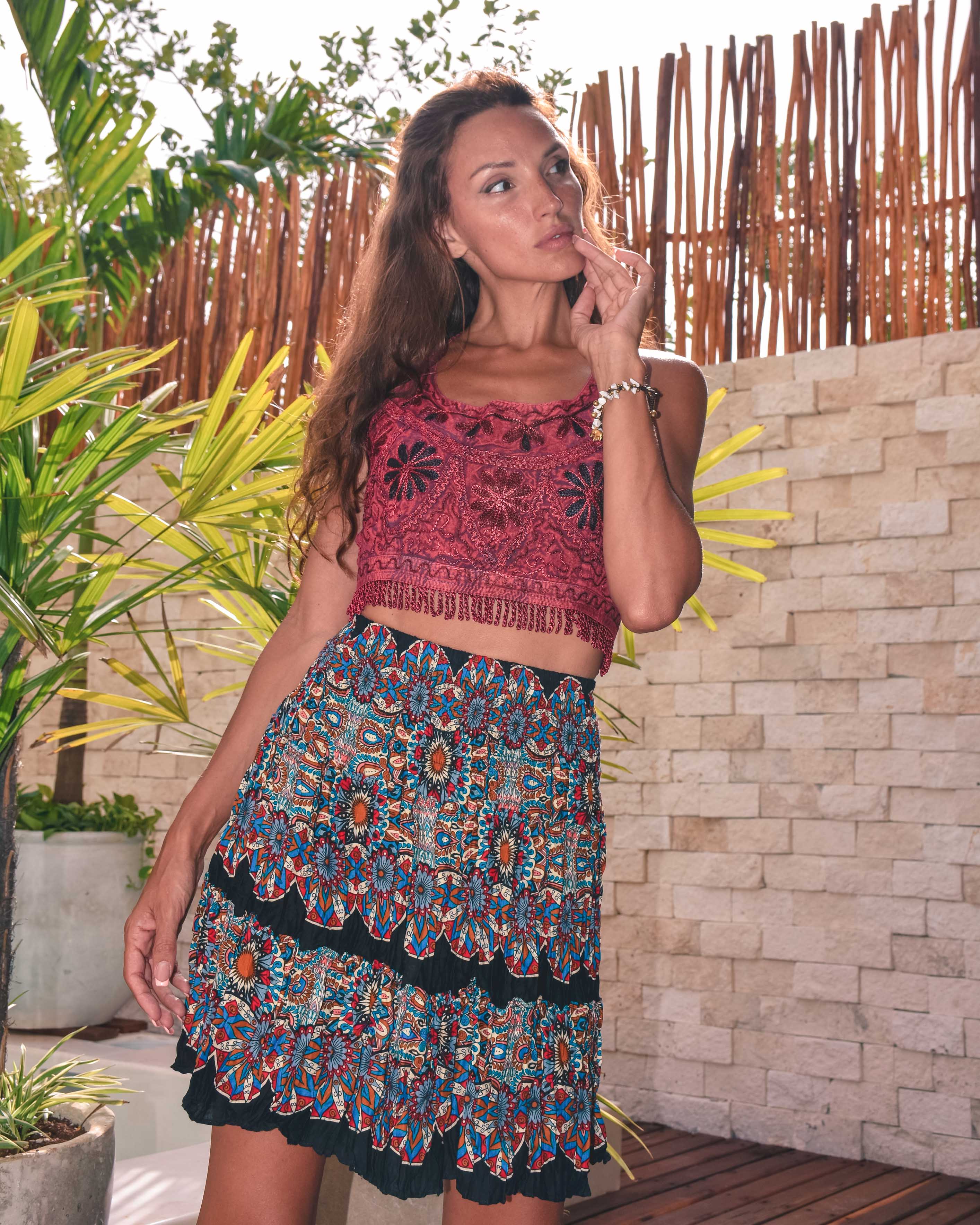 ELEPANTA SKIRT Elepanta Skirts - Buy Today Elephant Pants Jewelry And Bohemian Clothes Handmade In Thailand Help To Save The Elephants FairTrade And Vegan