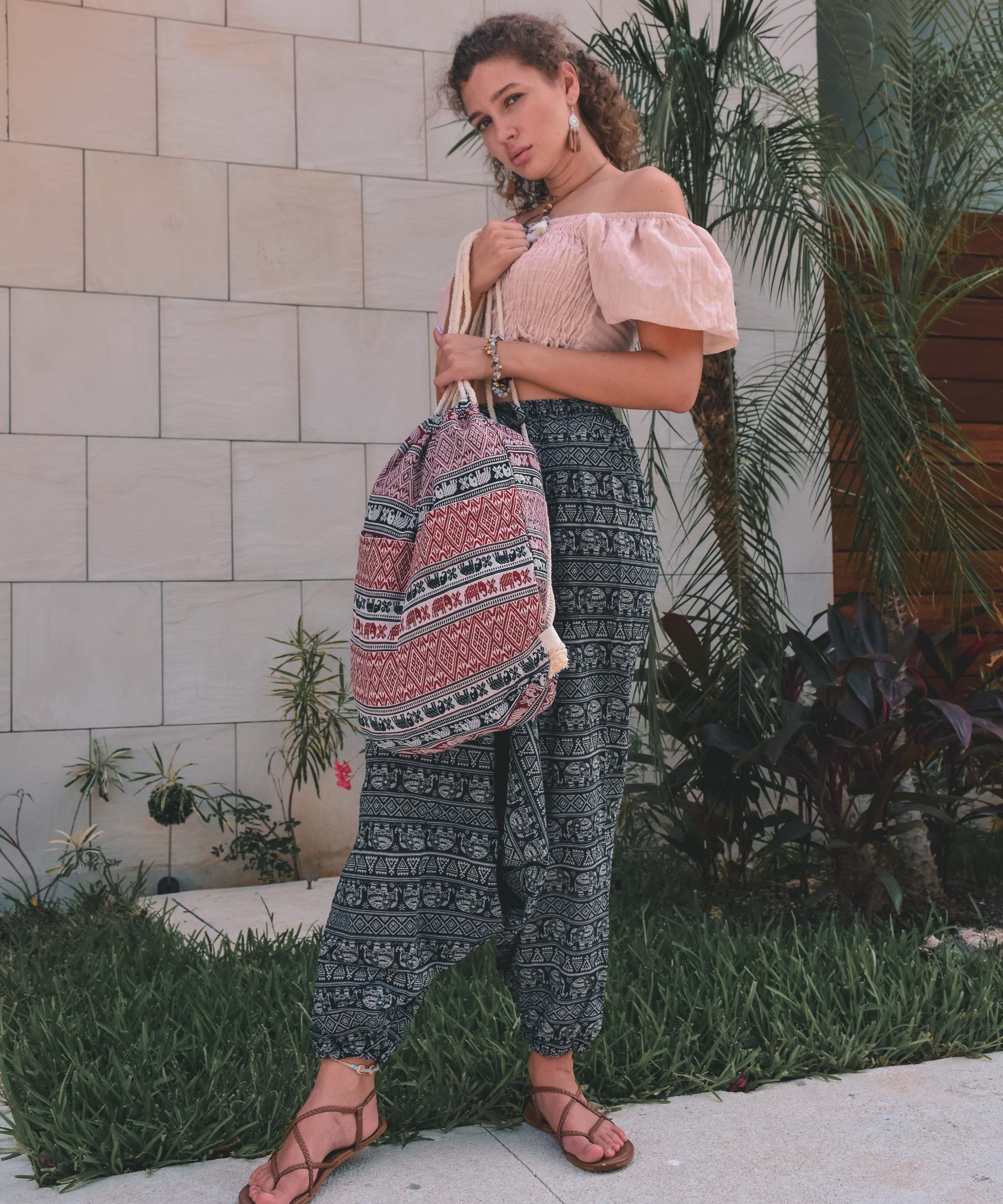 ANGKOR TRIBAL PANTS Elepanta Tribal Pants - Buy Today Elephant Pants Jewelry And Bohemian Clothes Handmade In Thailand Help To Save The Elephants FairTrade And Vegan