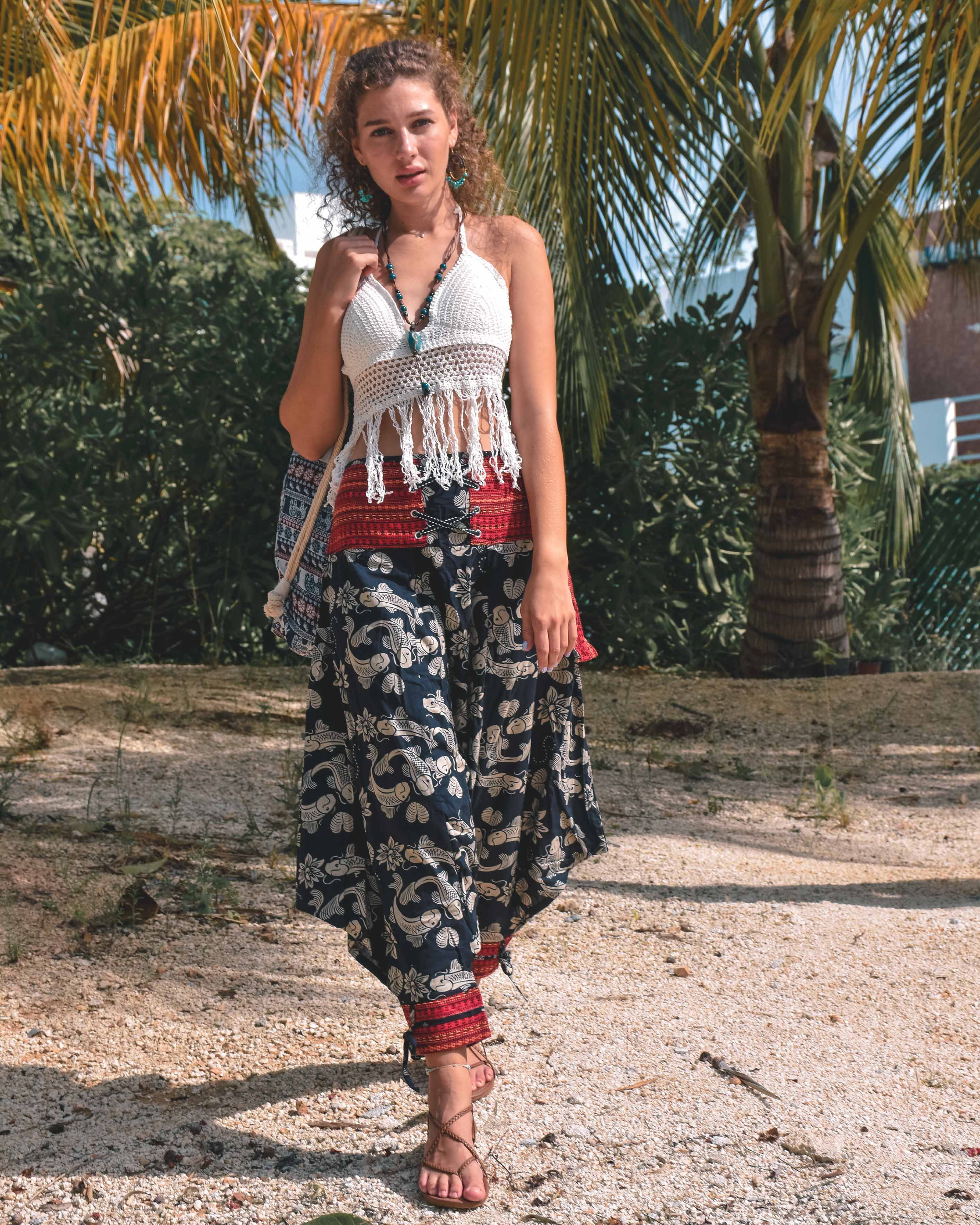 NARA SAMURAI PANTS Elepanta Samurai Pants - Buy Today Elephant Pants Jewelry And Bohemian Clothes Handmade In Thailand Help To Save The Elephants FairTrade And Vegan