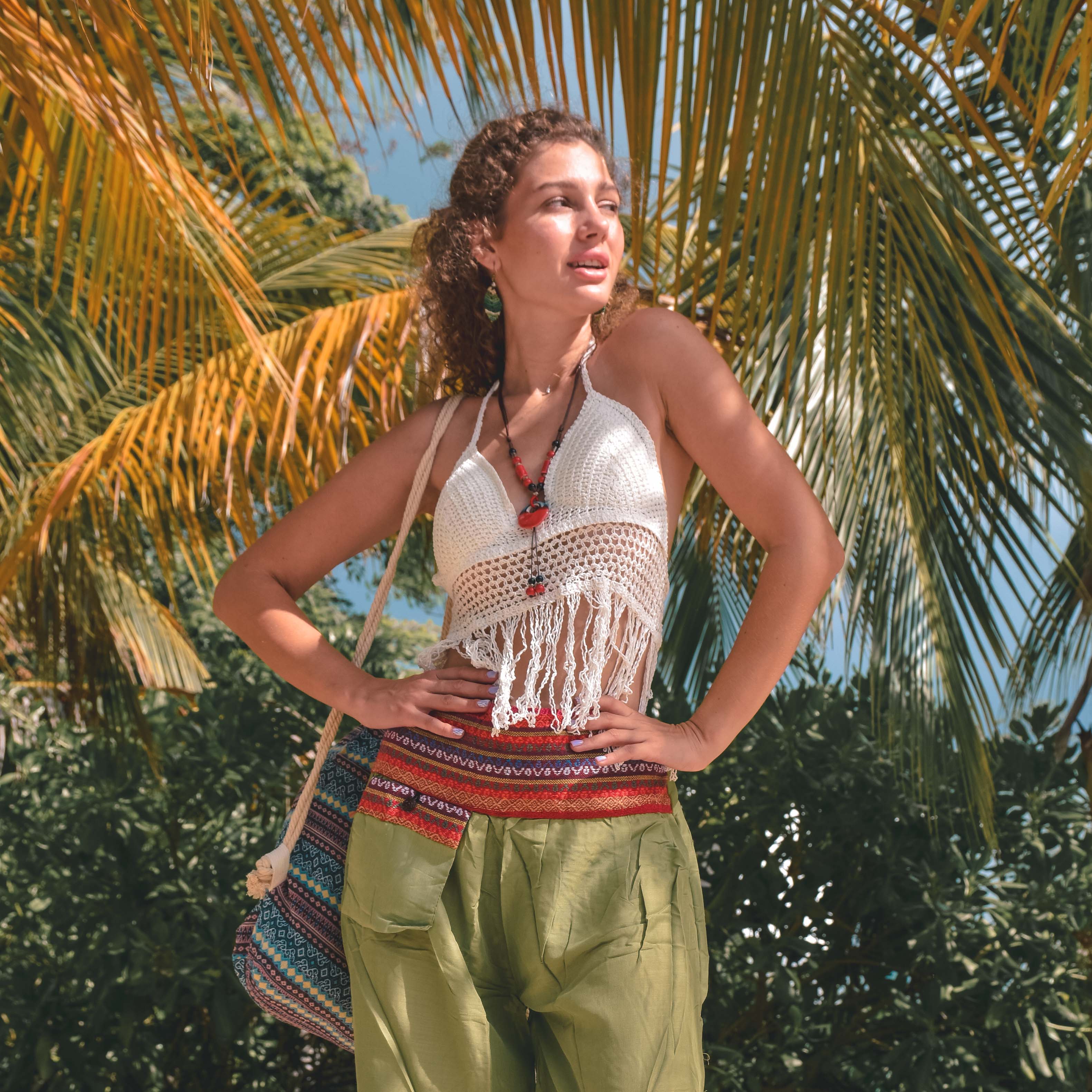 TULUM TOP Elepanta Women's Top - Buy Today Elephant Pants Jewelry And Bohemian Clothes Handmade In Thailand Help To Save The Elephants FairTrade And Vegan