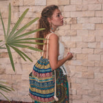 SAVANNA DRAWSTRING BAG Elepanta Travel Bags - Buy Today Elephant Pants Jewelry And Bohemian Clothes Handmade In Thailand Help To Save The Elephants FairTrade And Vegan