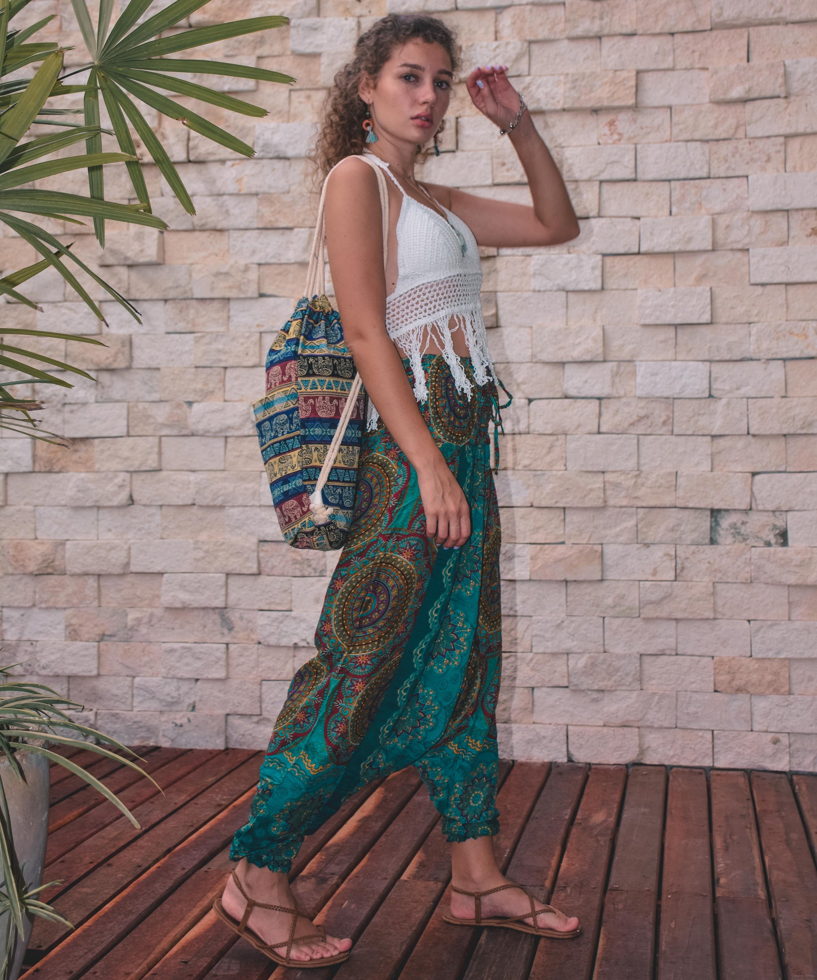 VENUS YOGA PANTS Elepanta Aladdin Pants - Buy Today Elephant Pants Jewelry And Bohemian Clothes Handmade In Thailand Help To Save The Elephants FairTrade And Vegan