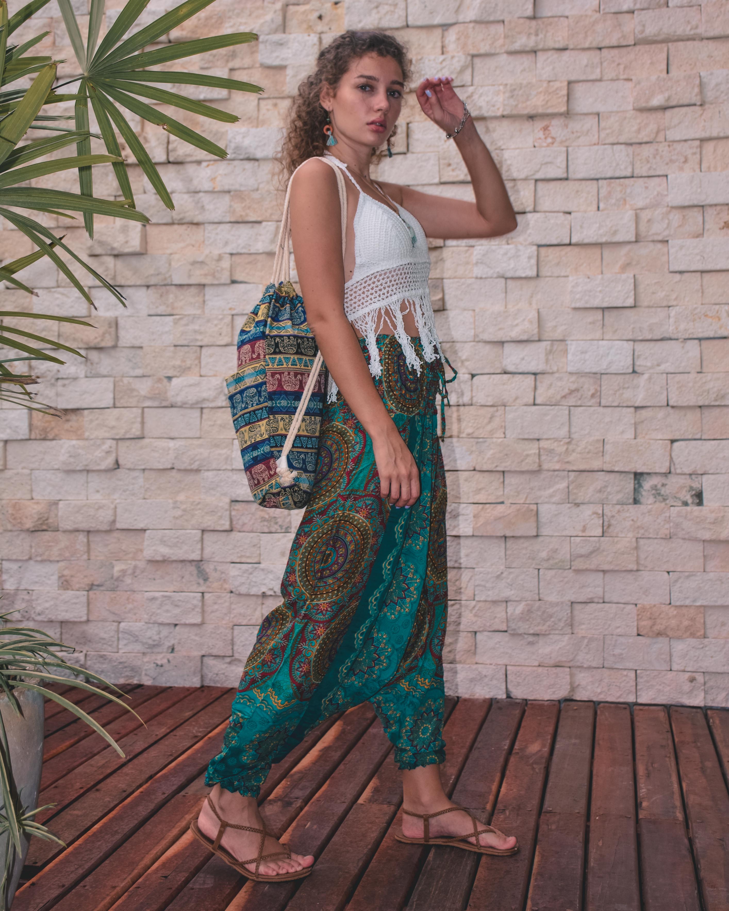 VENUS YOGA PANTS Elepanta Aladdin Pants - Buy Today Elephant Pants Jewelry And Bohemian Clothes Handmade In Thailand Help To Save The Elephants FairTrade And Vegan