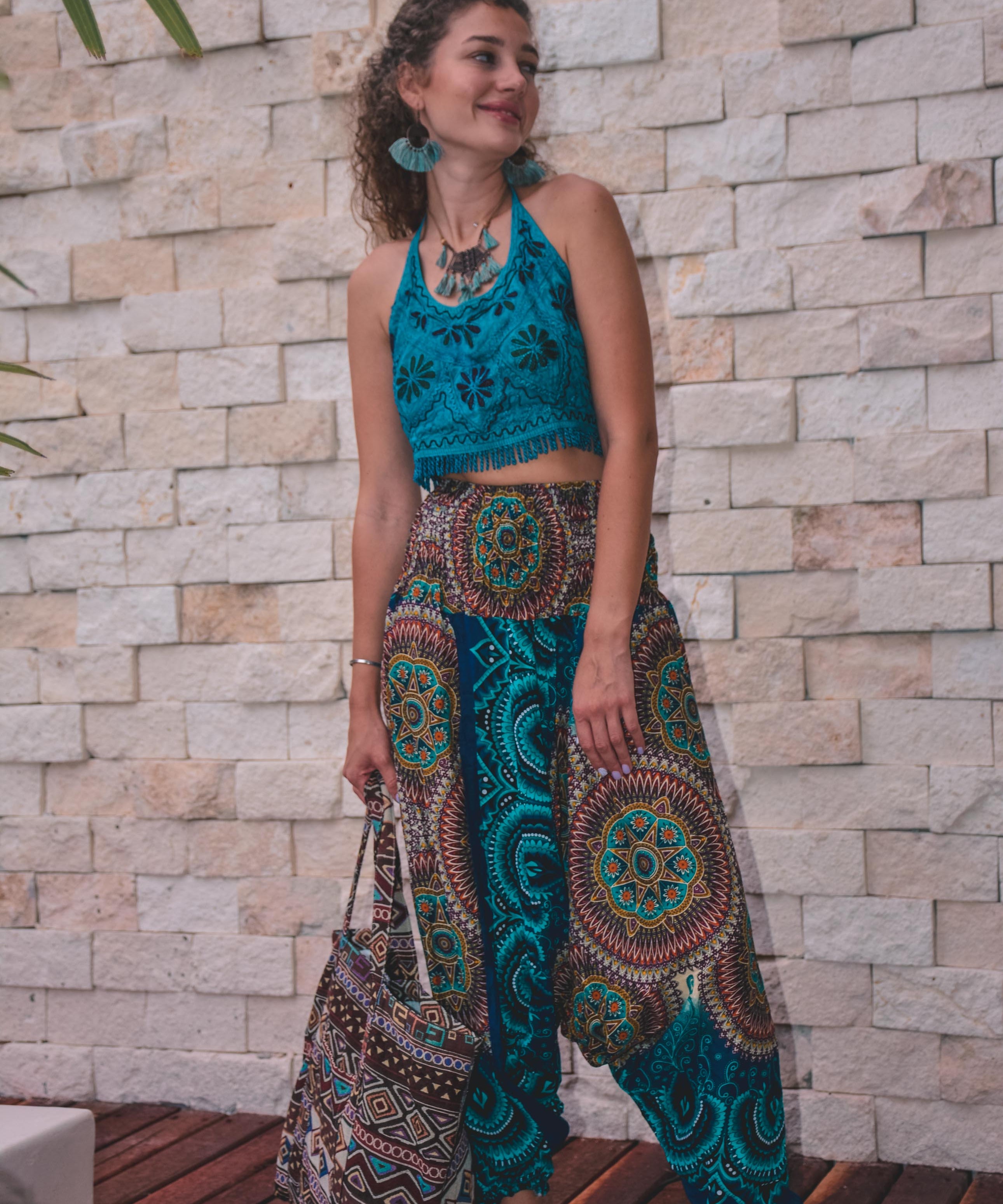 AMALFI YOGA PANTS Elepanta Aladdin Pants - Buy Today Elephant Pants Jewelry And Bohemian Clothes Handmade In Thailand Help To Save The Elephants FairTrade And Vegan