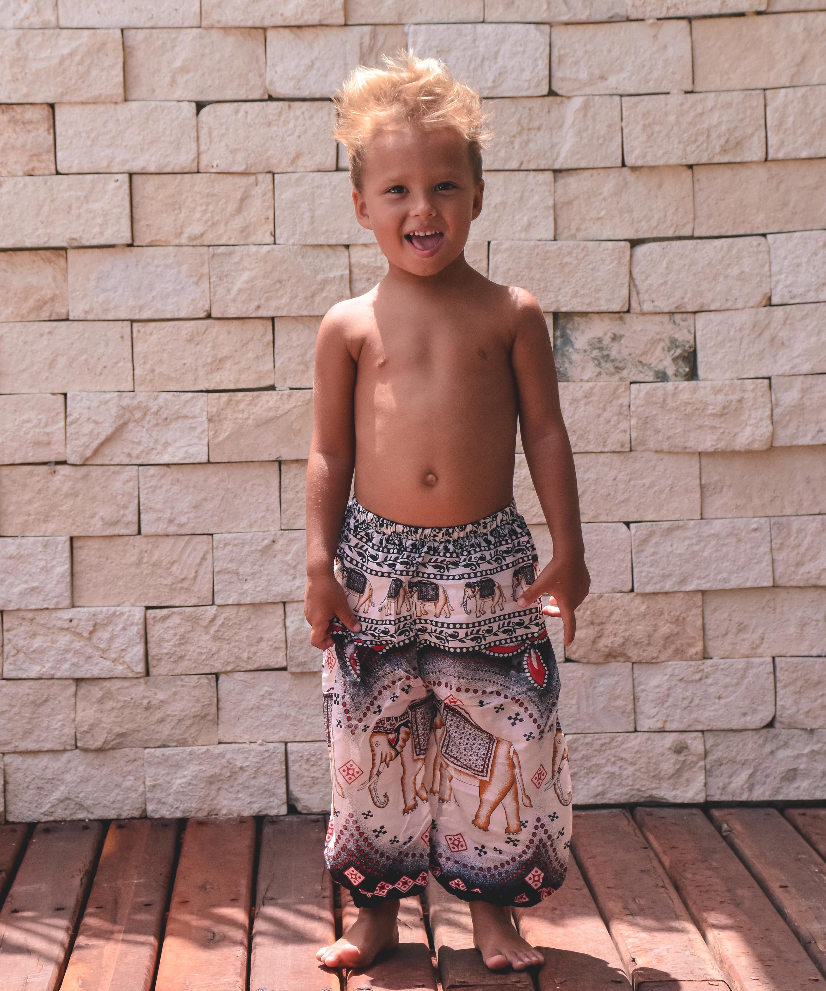 AKUBALI PANTS Elepanta Kids Pants - Buy Today Elephant Pants Jewelry And Bohemian Clothes Handmade In Thailand Help To Save The Elephants FairTrade And Vegan