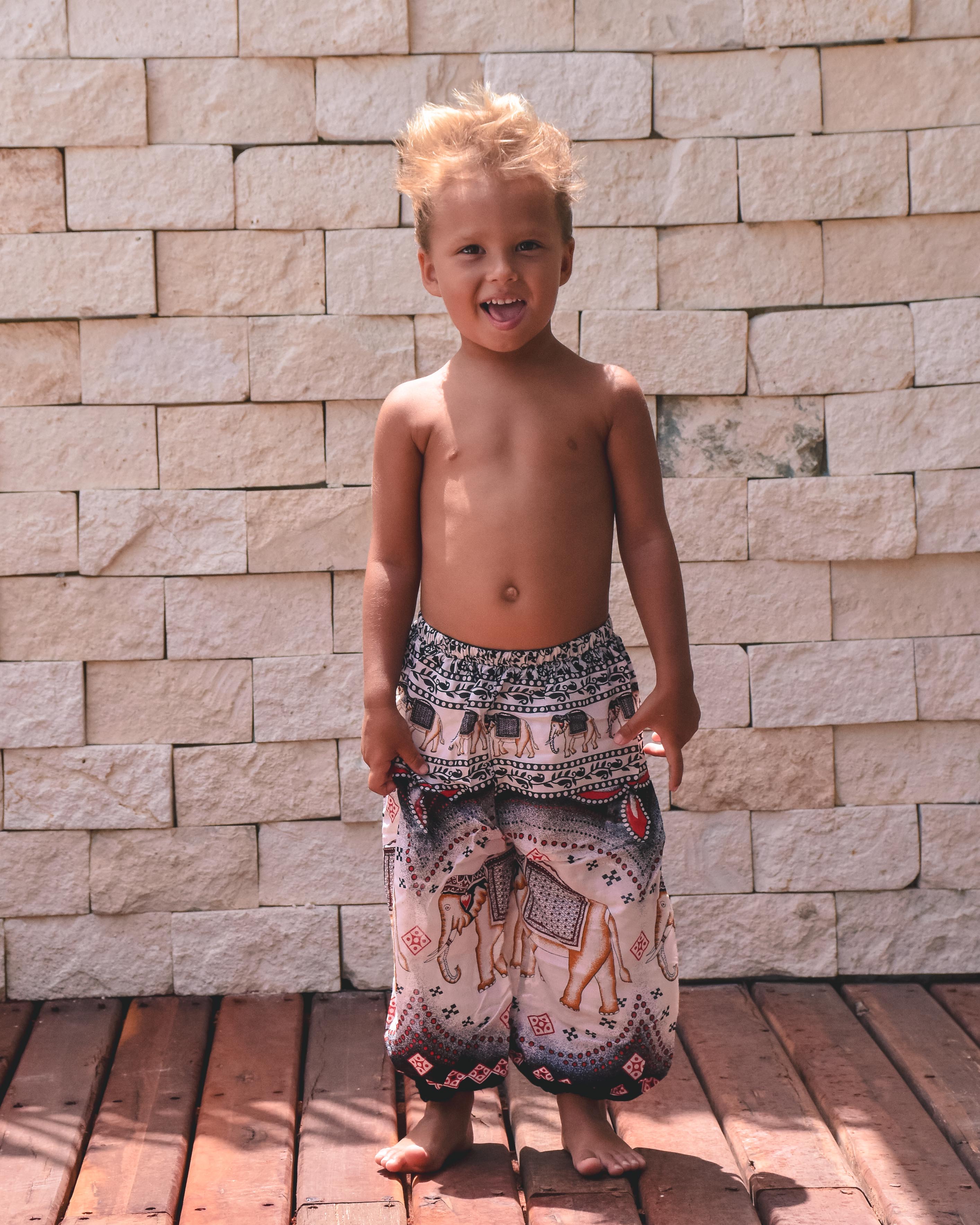 AKUBALI PANTS Elepanta Kids Pants - Buy Today Elephant Pants Jewelry And Bohemian Clothes Handmade In Thailand Help To Save The Elephants FairTrade And Vegan