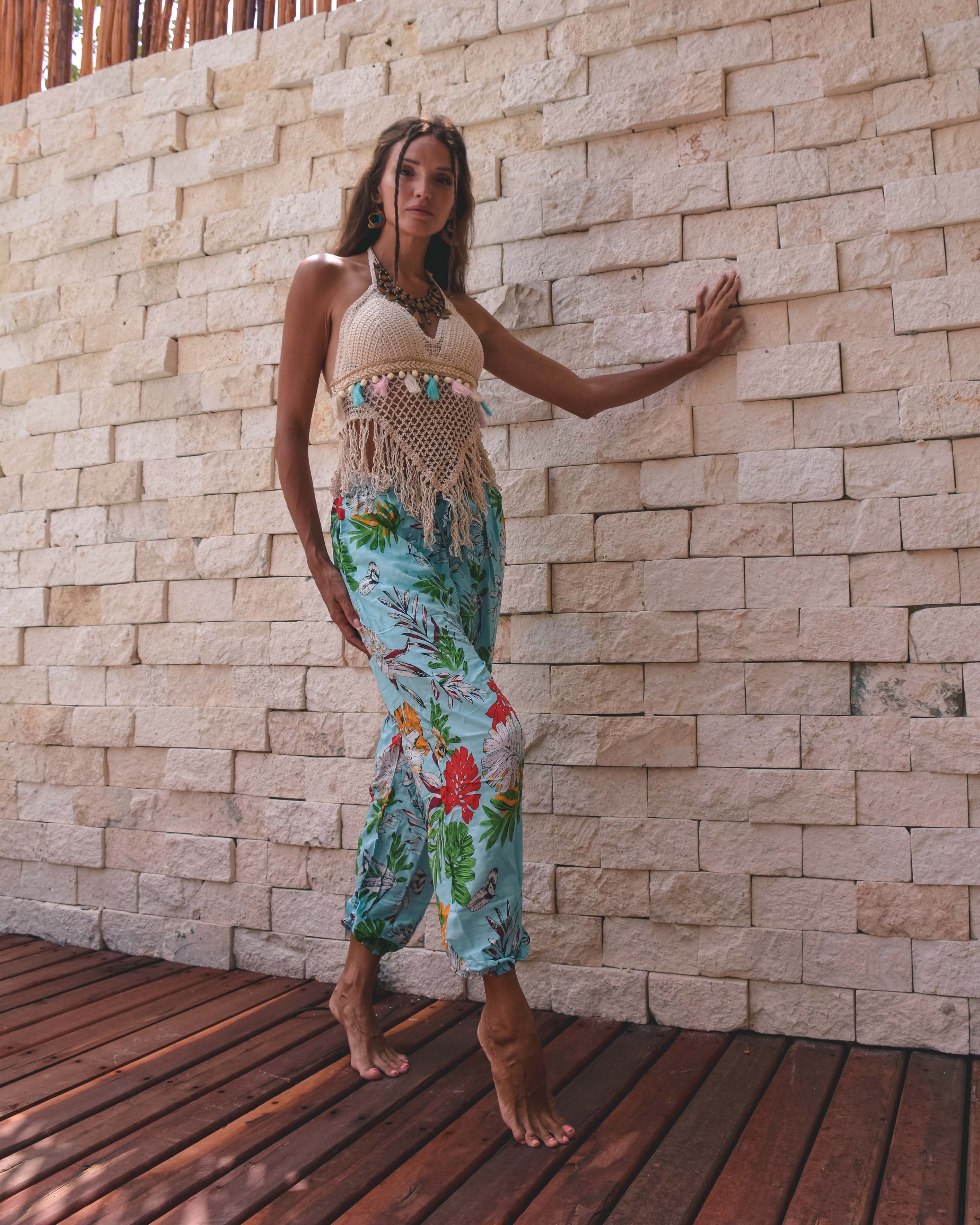 OAXACA PANTS - Drawstring Elepanta Drawstring Pants - Buy Today Elephant Pants Jewelry And Bohemian Clothes Handmade In Thailand Help To Save The Elephants FairTrade And Vegan