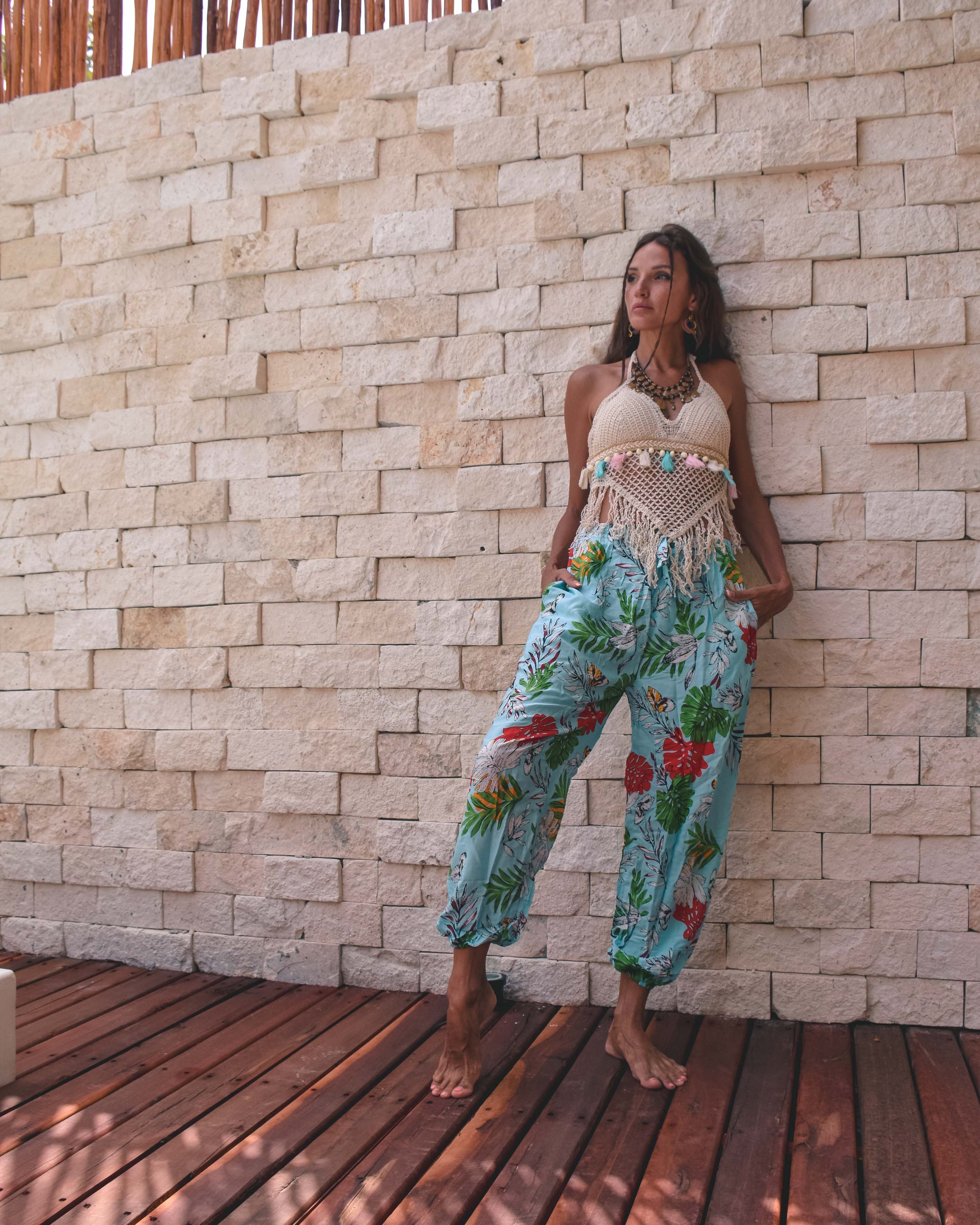 OAXACA PANTS - Drawstring Elepanta Drawstring Pants - Buy Today Elephant Pants Jewelry And Bohemian Clothes Handmade In Thailand Help To Save The Elephants FairTrade And Vegan