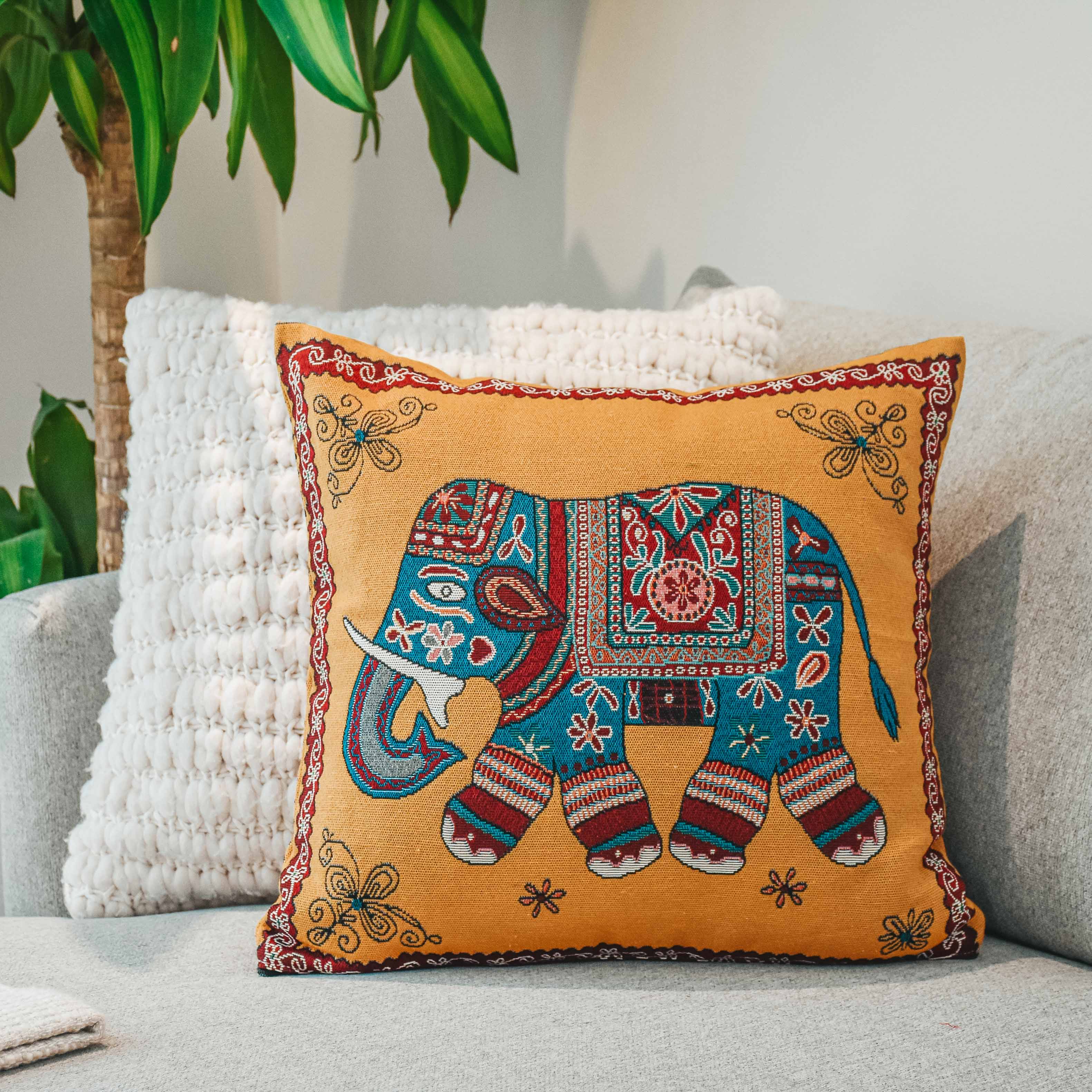 IBRA PILLOW COVER Elepanta Pillows - Buy Today Elephant Pants Jewelry And Bohemian Clothes Handmade In Thailand Help To Save The Elephants FairTrade And Vegan