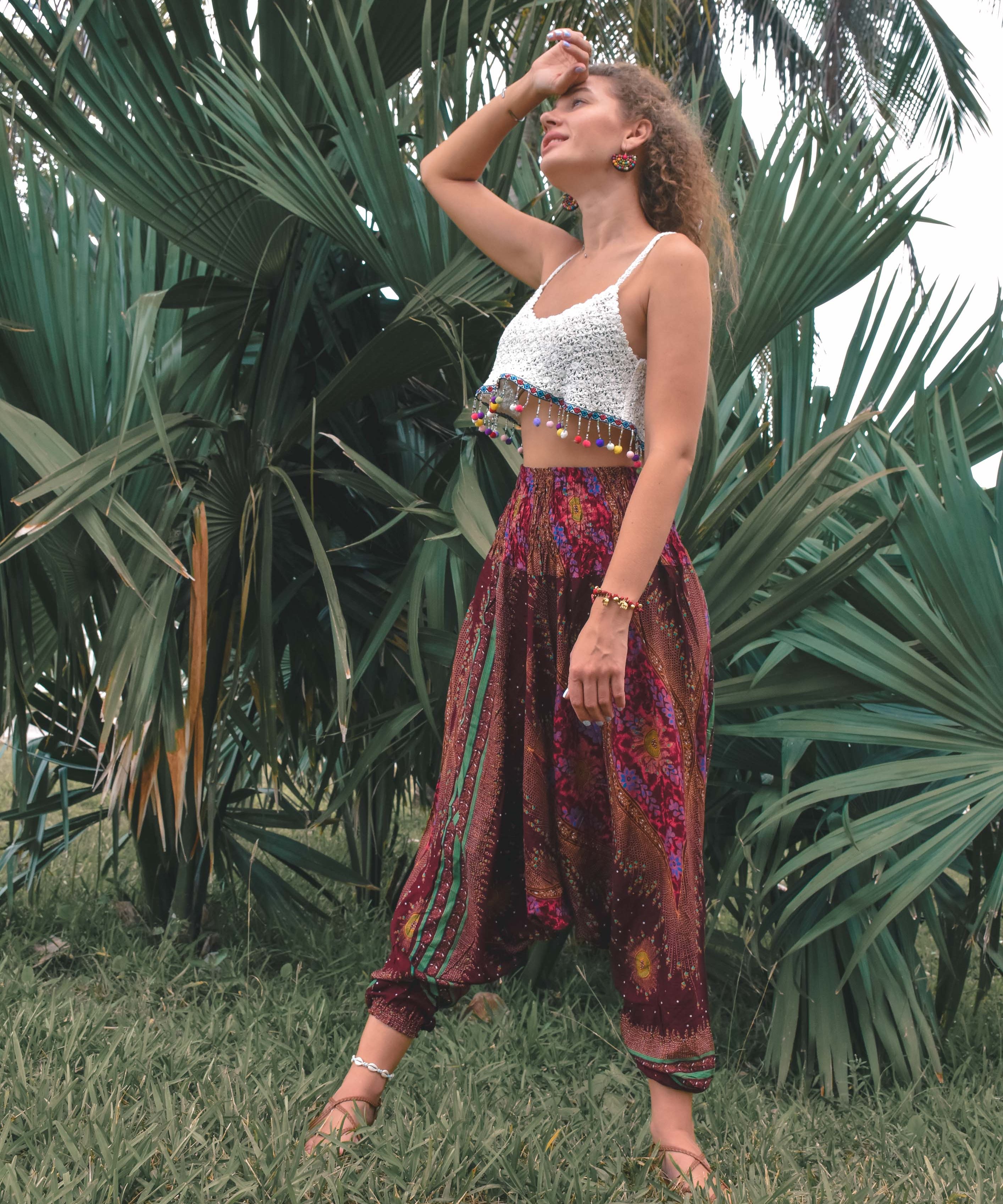BORACAY YOGA PANTS Elepanta Aladdin Pants - Buy Today Elephant Pants Jewelry And Bohemian Clothes Handmade In Thailand Help To Save The Elephants FairTrade And Vegan