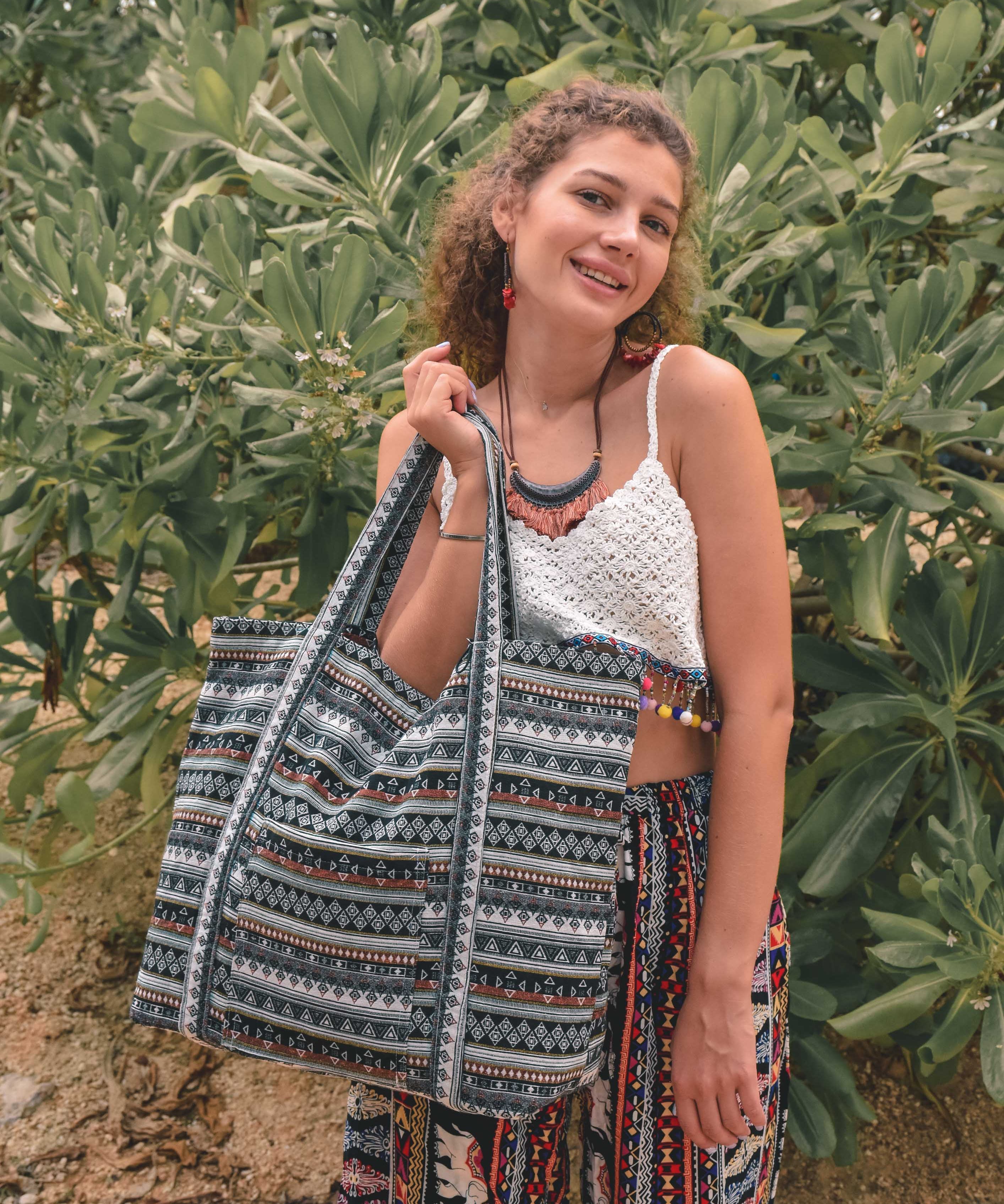 DALAI BEACH BAG Elepanta Beach Bags - Buy Today Elephant Pants Jewelry And Bohemian Clothes Handmade In Thailand Help To Save The Elephants FairTrade And Vegan