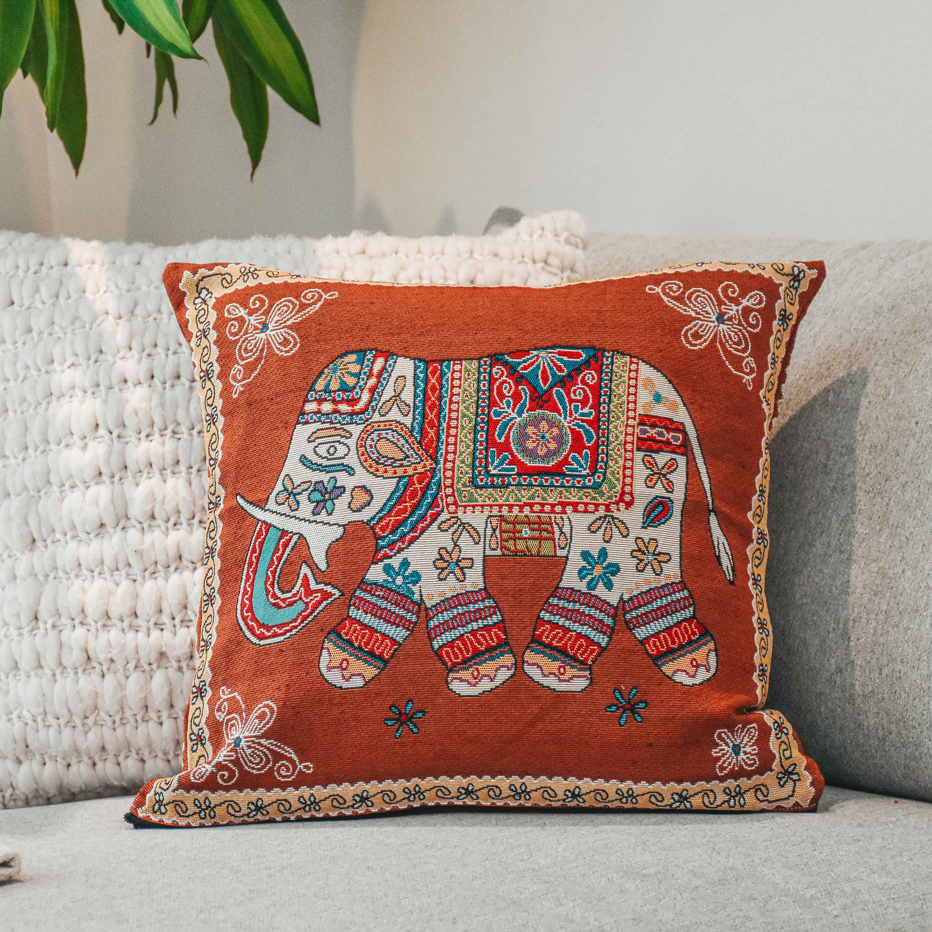JAIPUR PILLOW COVER Elepanta Pillows - Buy Today Elephant Pants Jewelry And Bohemian Clothes Handmade In Thailand Help To Save The Elephants FairTrade And Vegan