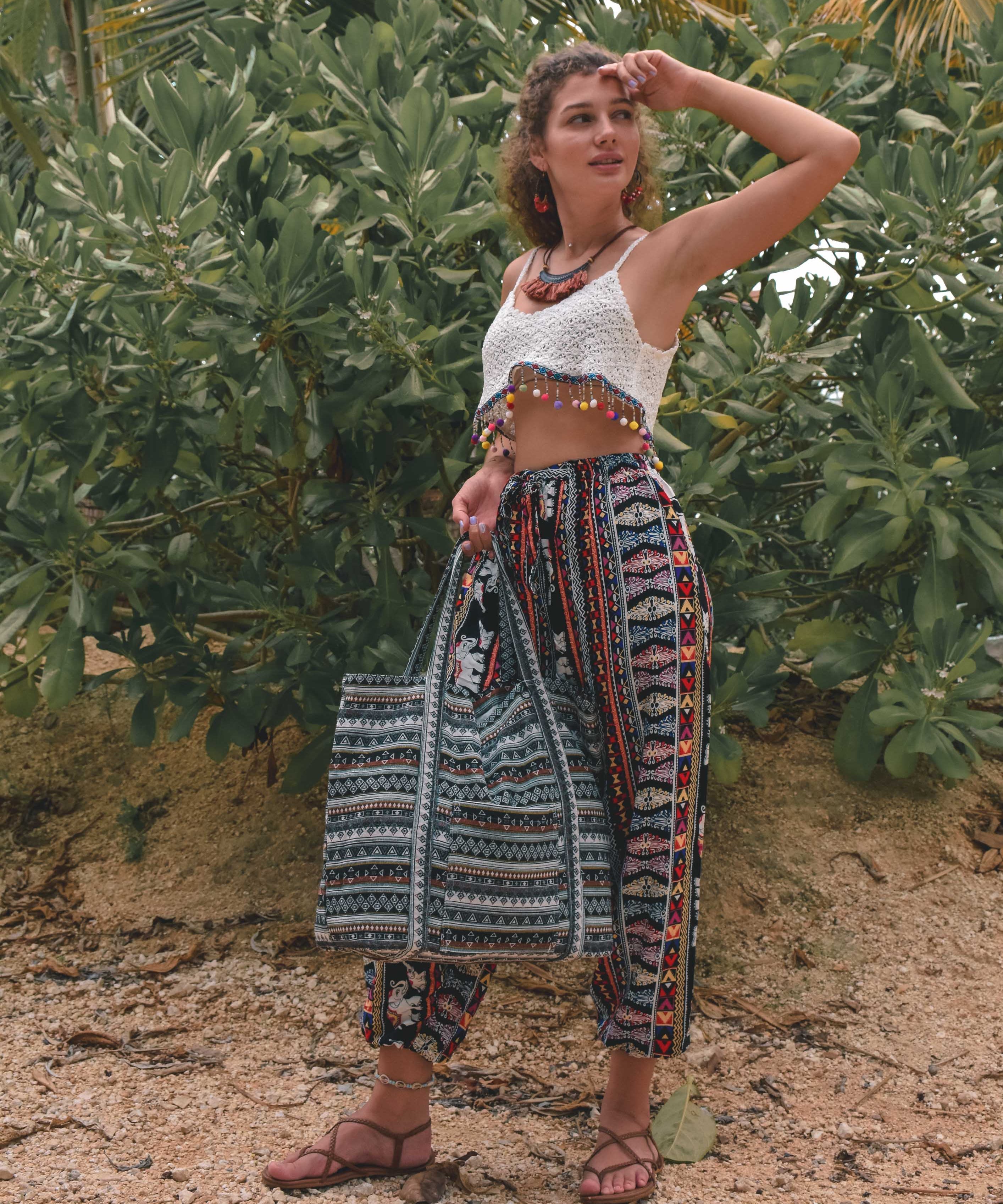 DALAI BEACH BAG Elepanta Beach Bags - Buy Today Elephant Pants Jewelry And Bohemian Clothes Handmade In Thailand Help To Save The Elephants FairTrade And Vegan