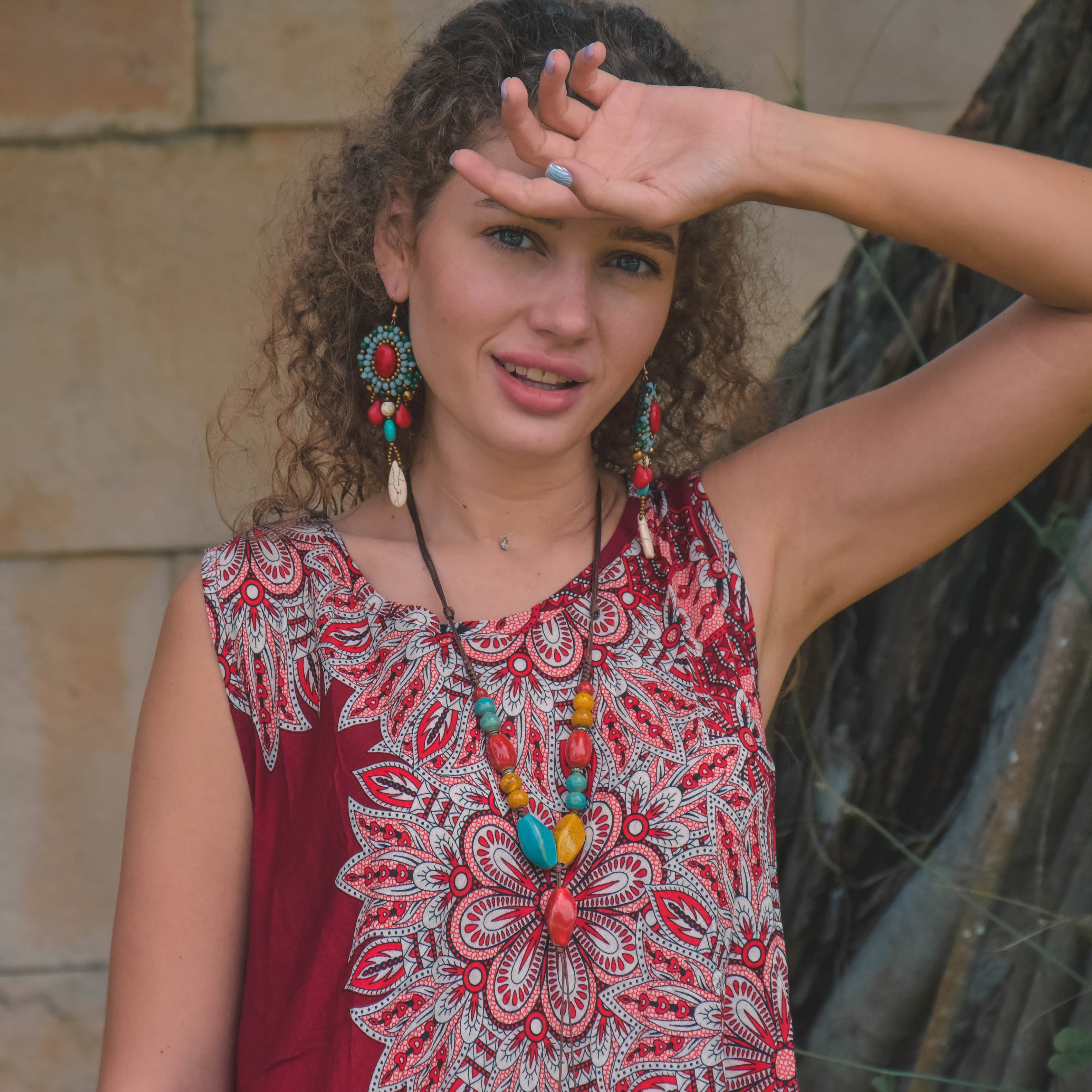 TIBET EARRINGS Elepanta Earrings - Buy Today Elephant Pants Jewelry And Bohemian Clothes Handmade In Thailand Help To Save The Elephants FairTrade And Vegan