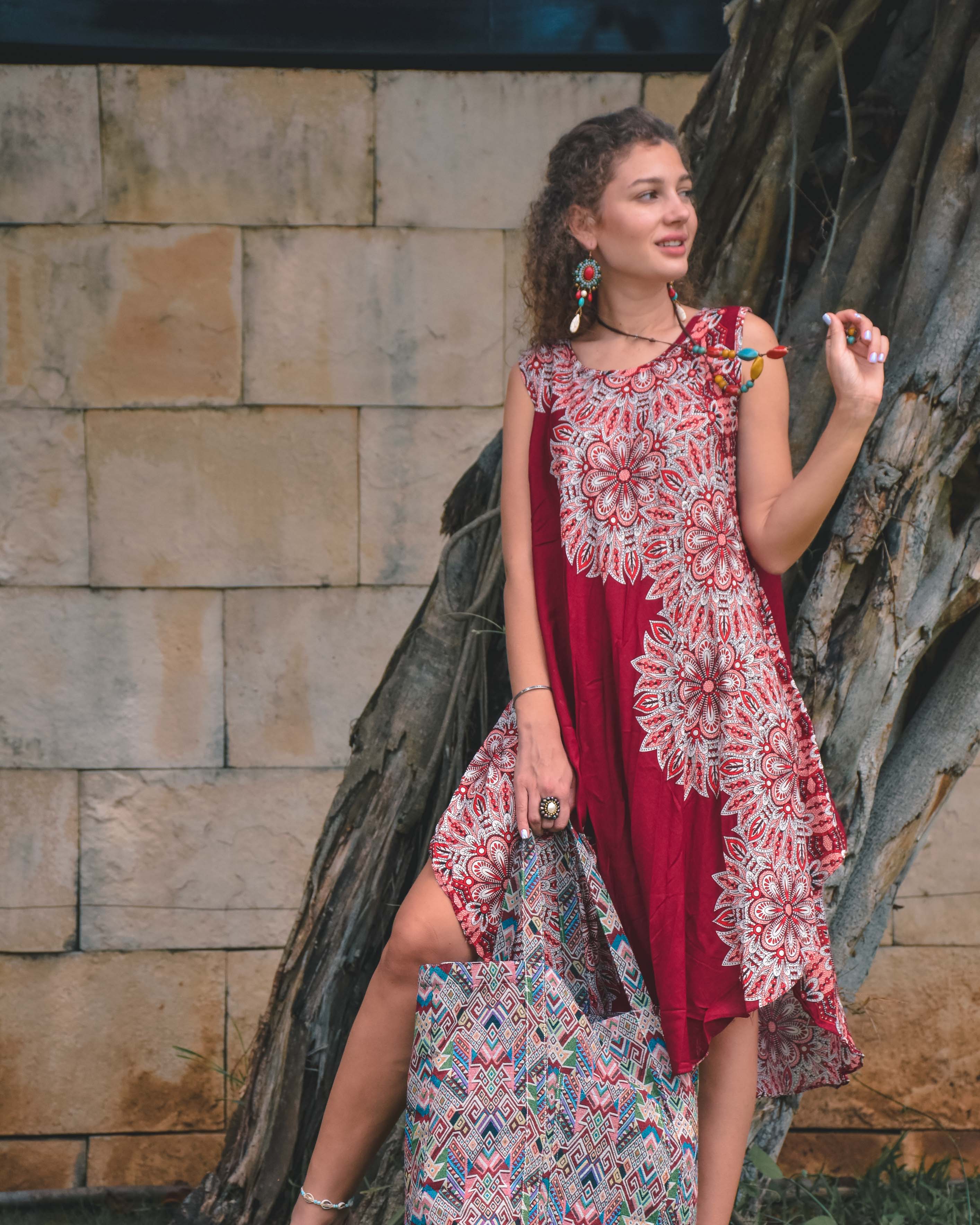MALAGA DRESS Elepanta Dresses - Buy Today Elephant Pants Jewelry And Bohemian Clothes Handmade In Thailand Help To Save The Elephants FairTrade And Vegan