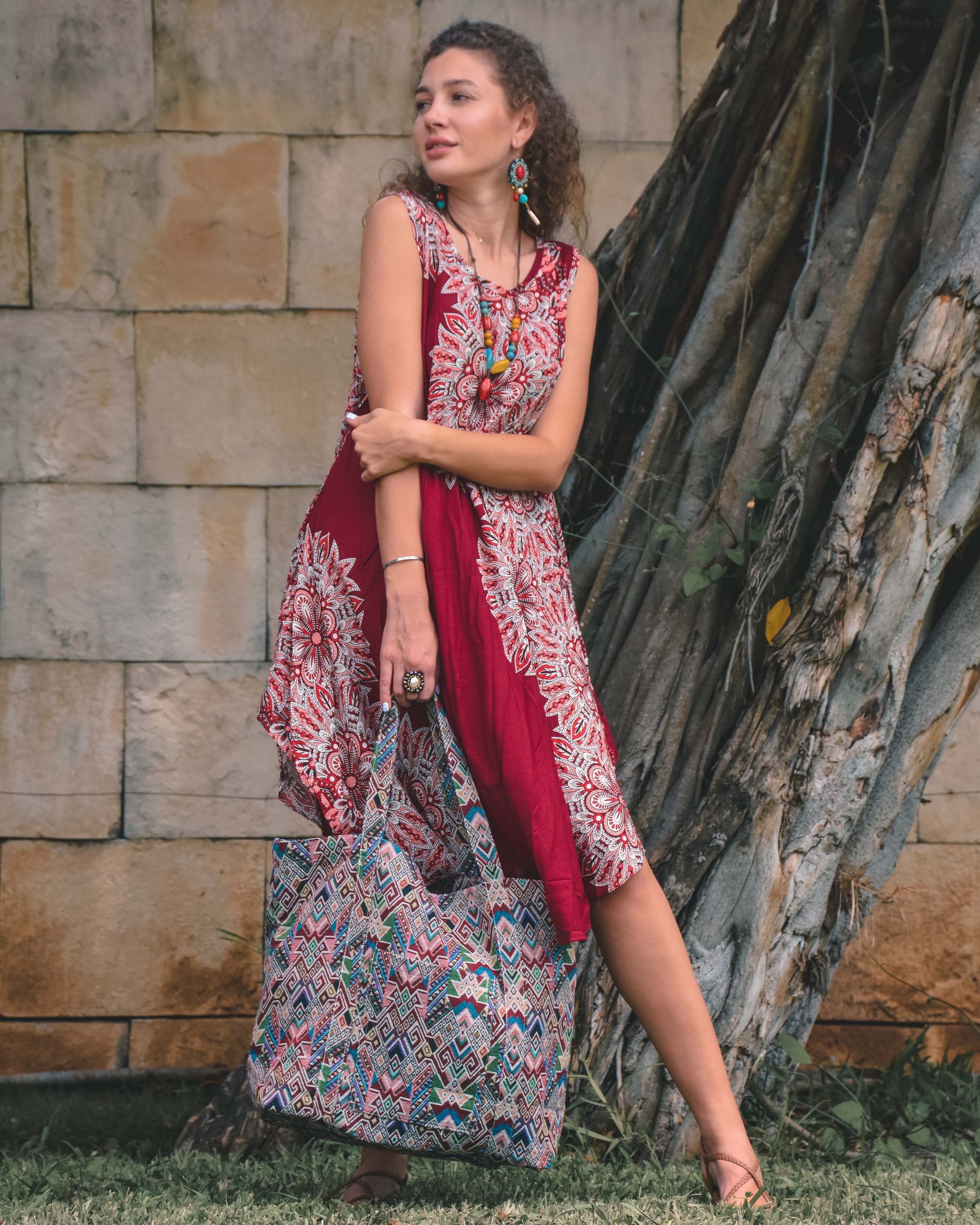 MALAGA DRESS Elepanta Dresses - Buy Today Elephant Pants Jewelry And Bohemian Clothes Handmade In Thailand Help To Save The Elephants FairTrade And Vegan