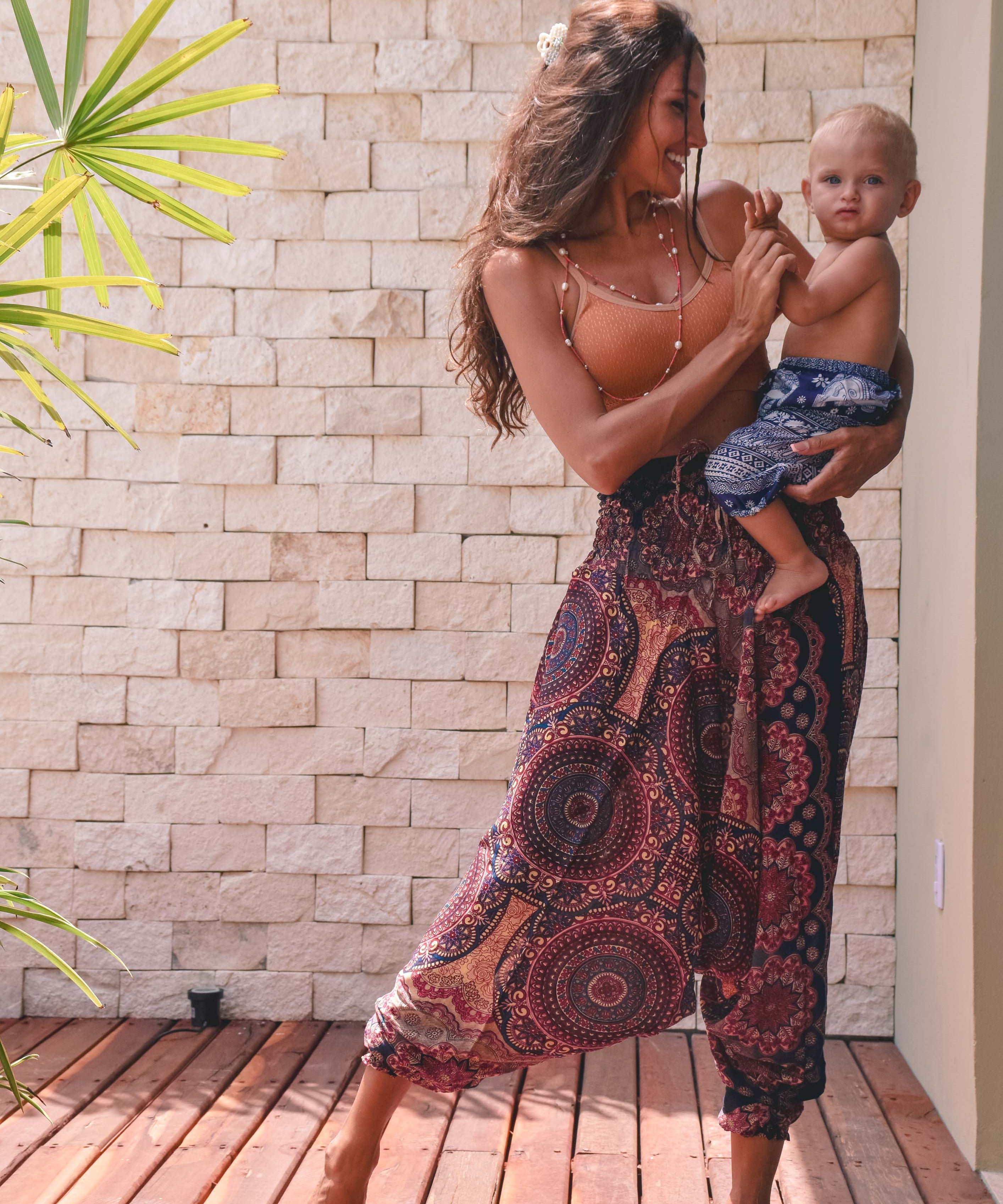 AHAU YOGA PANTS Elepanta Aladdin Pants - Buy Today Elephant Pants Jewelry And Bohemian Clothes Handmade In Thailand Help To Save The Elephants FairTrade And Vegan
