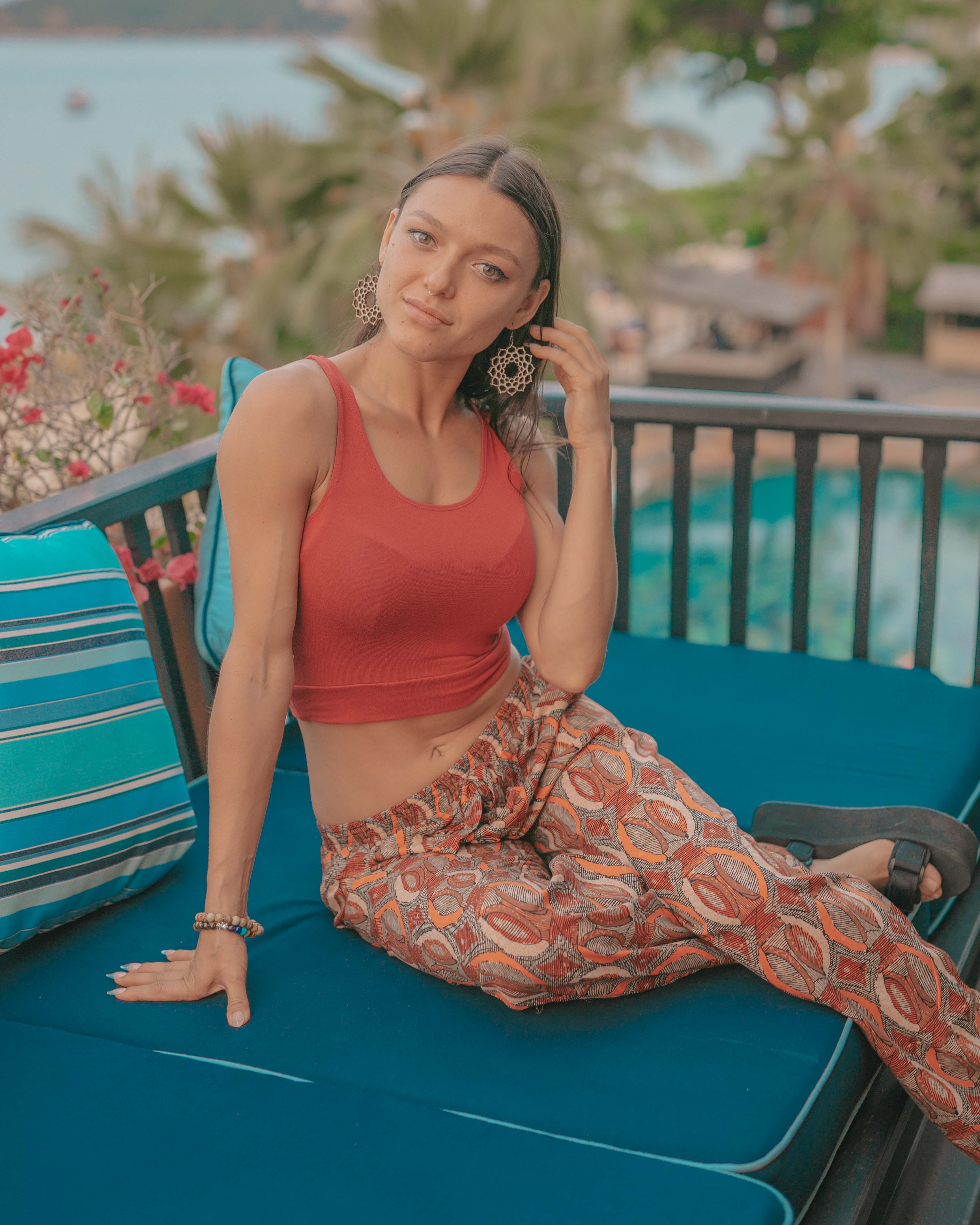 AMALFI PALAZZO Elepanta Palazzo | Casual Pants - Buy Today Elephant Pants Jewelry And Bohemian Clothes Handmade In Thailand Help To Save The Elephants FairTrade And Vegan