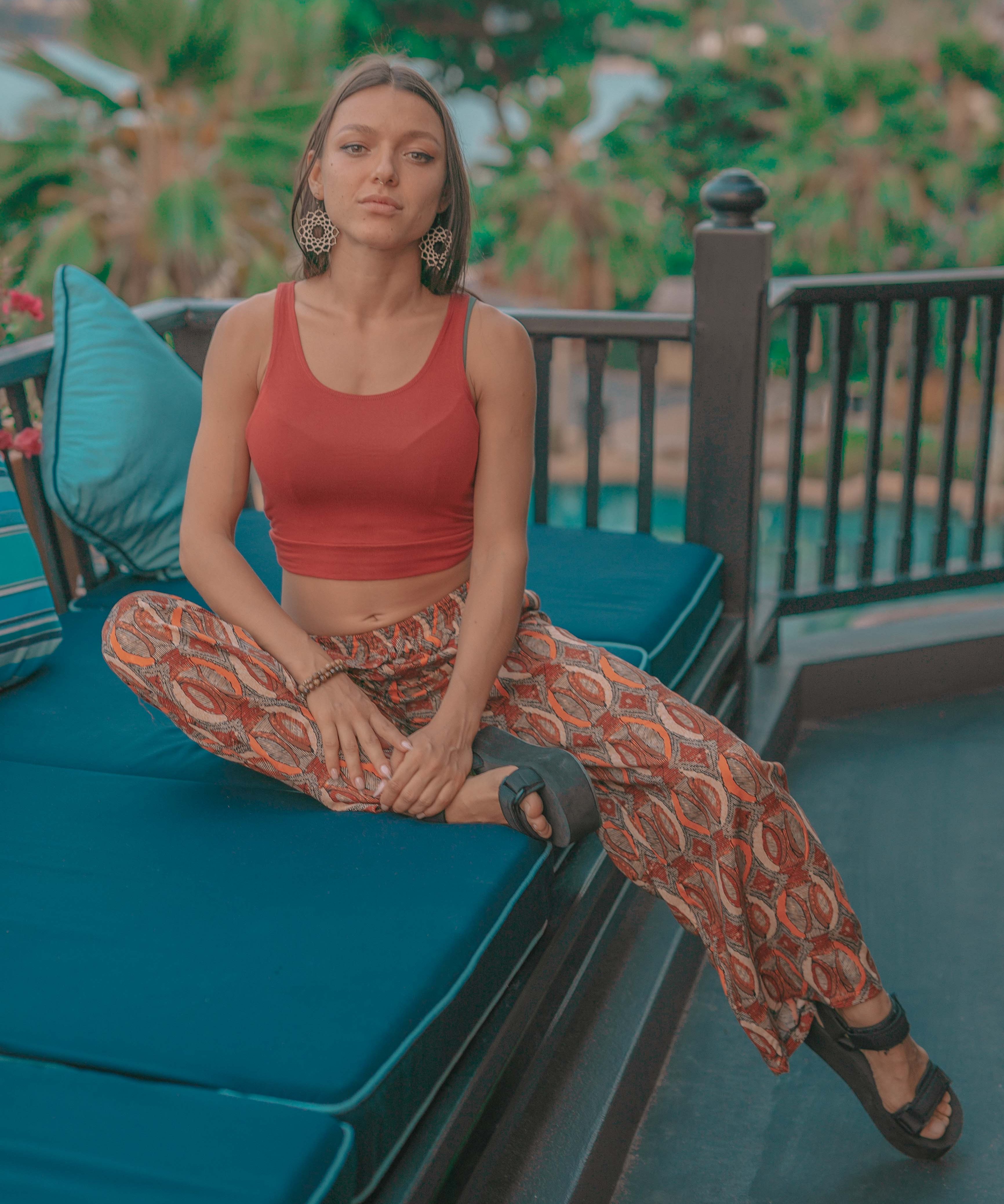 AMALFI PALAZZO Elepanta Palazzo | Casual Pants - Buy Today Elephant Pants Jewelry And Bohemian Clothes Handmade In Thailand Help To Save The Elephants FairTrade And Vegan