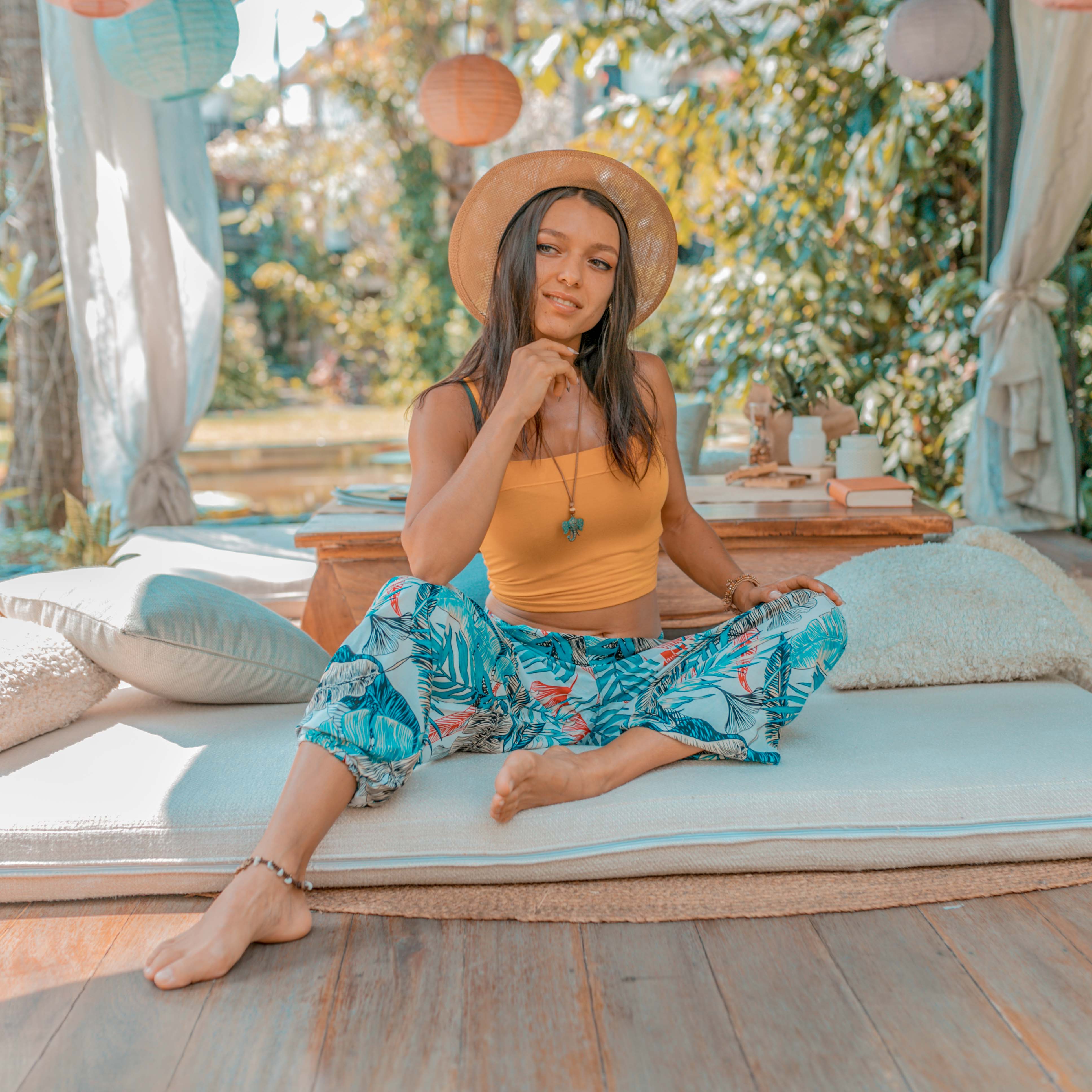 ASWAN TIE PANTS Elepanta Drawstring | Harem Pants - Buy Today Elephant Pants Jewelry And Bohemian Clothes Handmade In Thailand Help To Save The Elephants FairTrade And Vegan