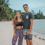 AGRA PANTS - Elastic Waist Elepanta Elastic Waist Pants - Buy Today Elephant Pants Jewelry And Bohemian Clothes Handmade In Thailand Help To Save The Elephants FairTrade And Vegan