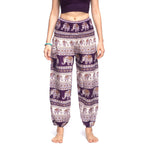 Angkor Elephant Pants - PURPLE Elepanta Women's Pants - Buy Today Elephant Pants Jewelry And Bohemian Clothes Handmade In Thailand Help To Save The Elephants FairTrade And Vegan