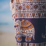 Angkor Elephant Pants - PURPLE Elepanta Women's Pants - Buy Today Elephant Pants Jewelry And Bohemian Clothes Handmade In Thailand Help To Save The Elephants FairTrade And Vegan