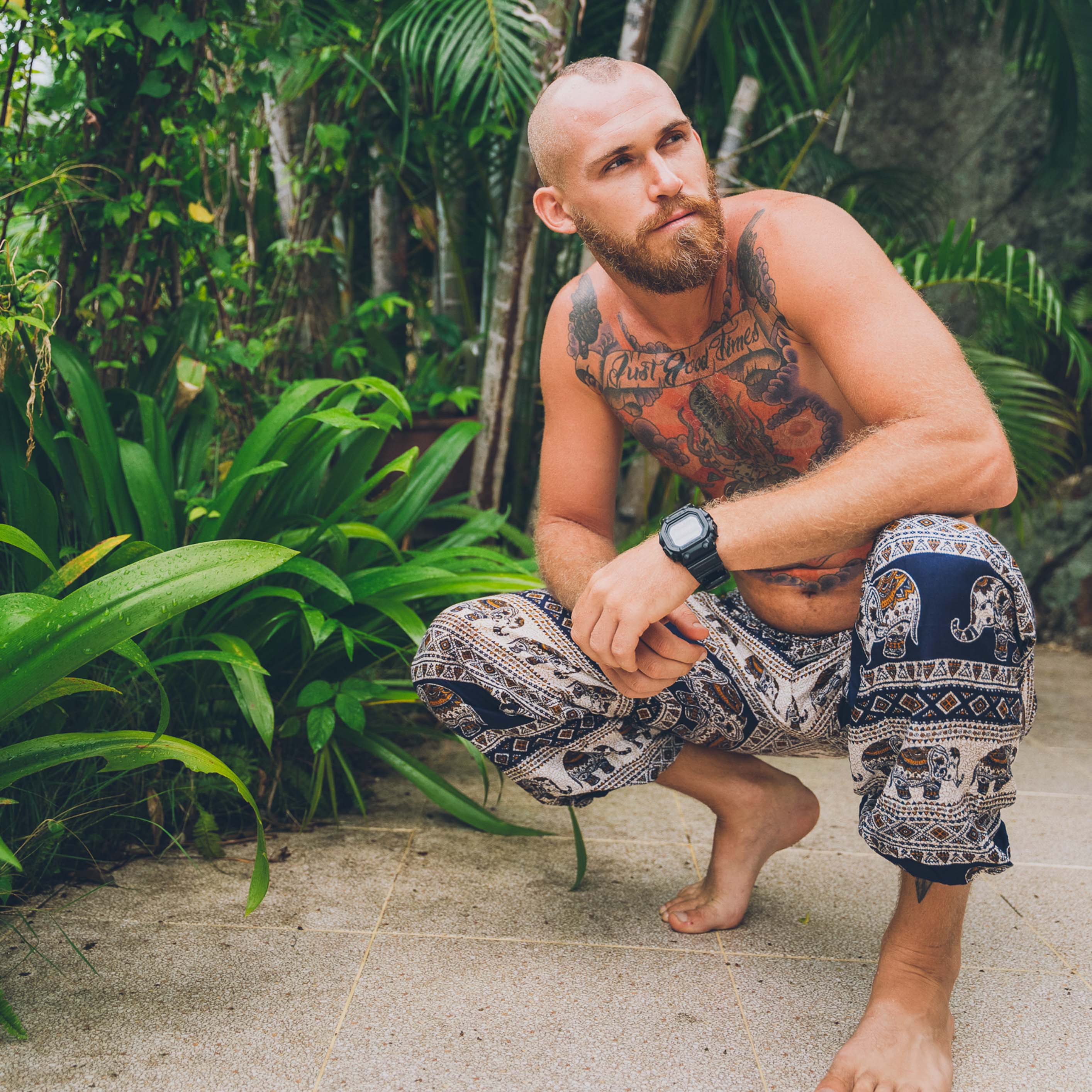 Angkor Pants Elepanta Men's Pants - Buy Today Elephant Pants Jewelry And Bohemian Clothes Handmade In Thailand Help To Save The Elephants FairTrade And Vegan
